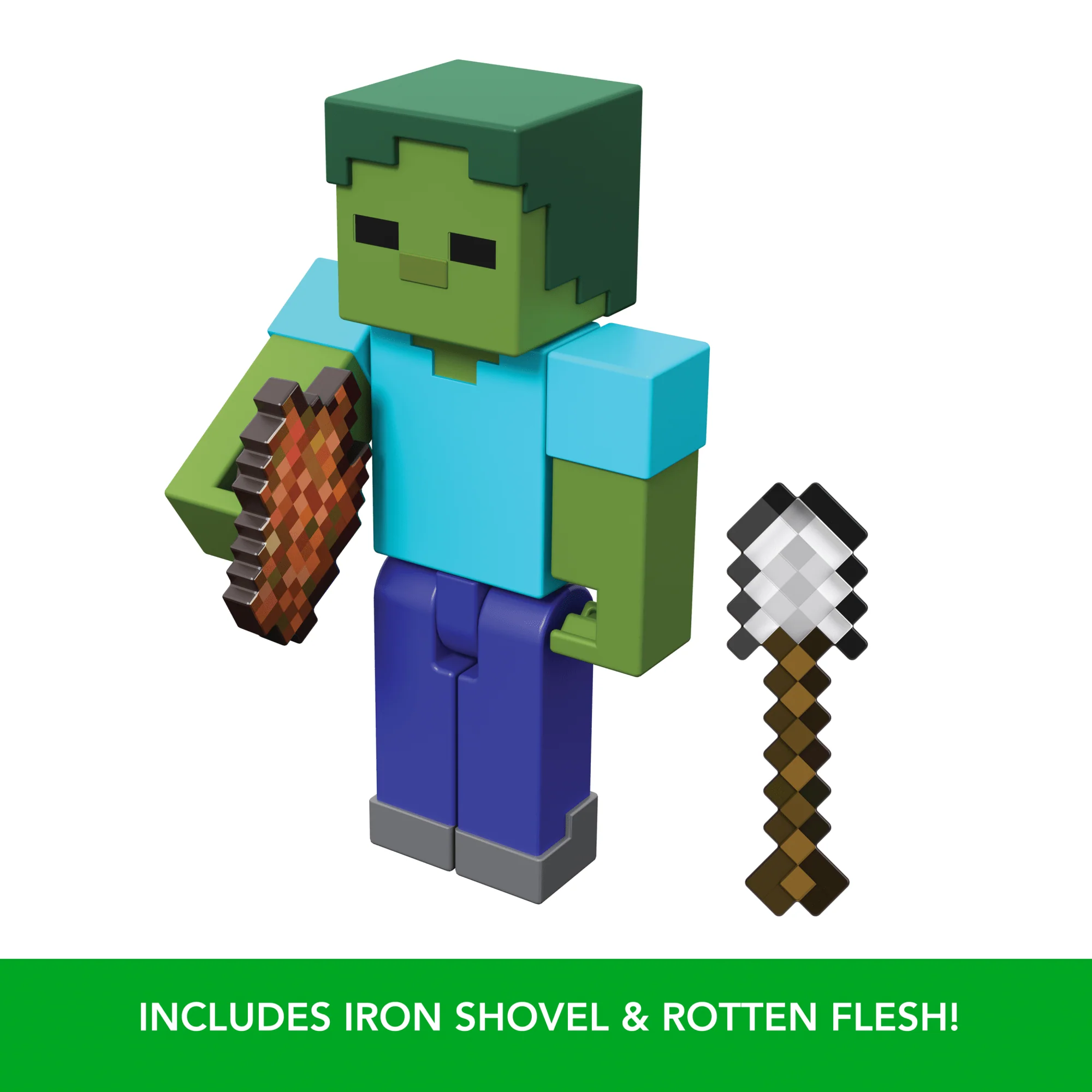 Minecraft Action Figures & Accessories Collection, 3.25-in Scale & Pixelated Design (Characters May Vary) - Image 3