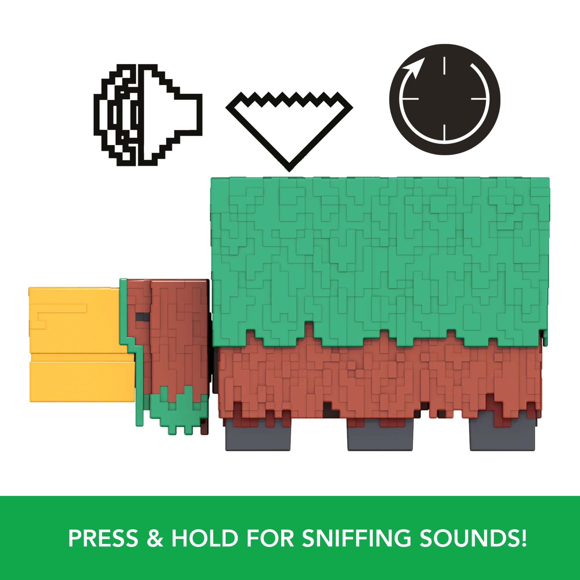 Minecraft Sniffer Action Figure With Game-Accurate Sounds, 3.25-Inch Scale Collectible Toy - Image 4