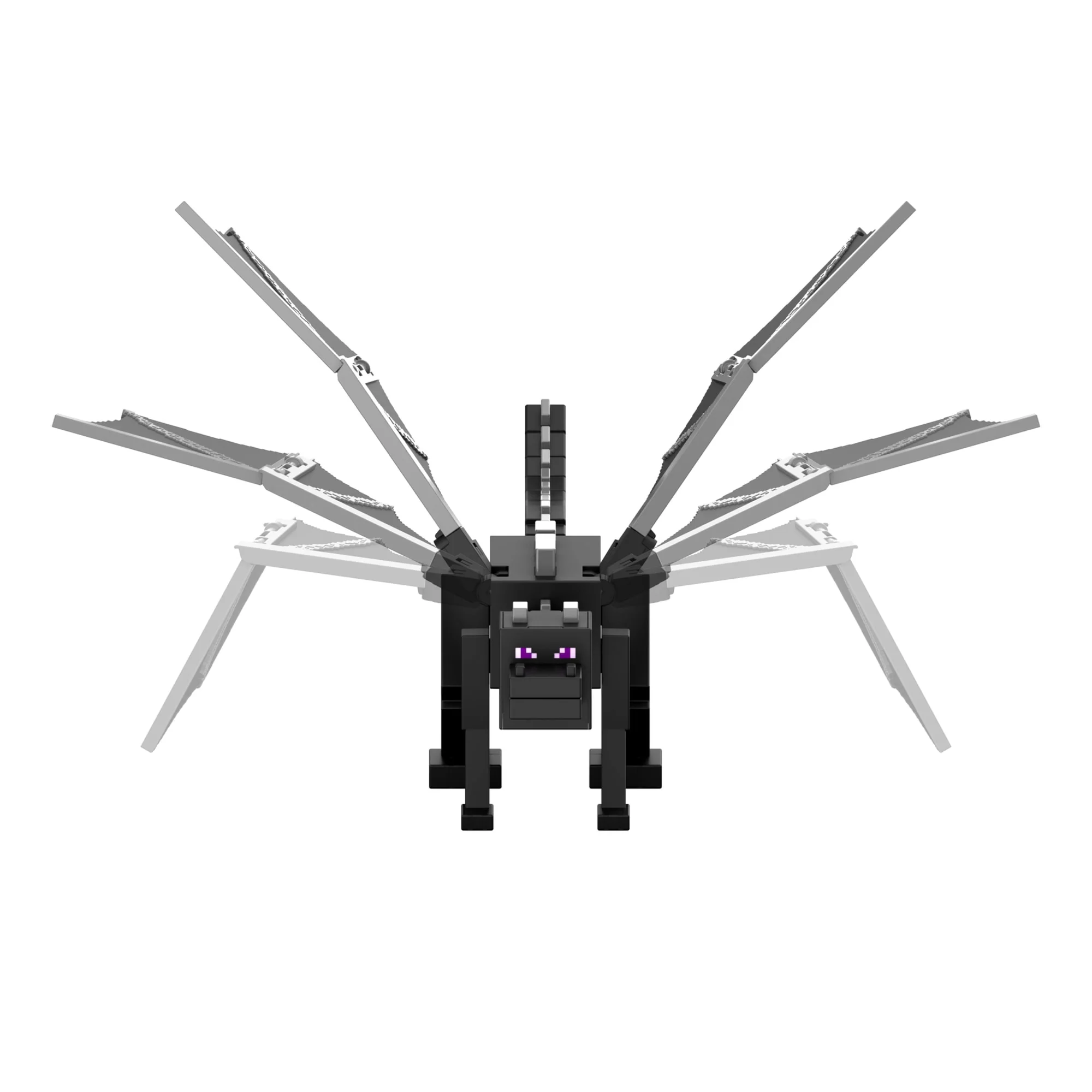 Minecraft Dragon's Breath Attack Ender Dragon Action Figure With 10 Discs, 20-inch Wingspan - Image 4
