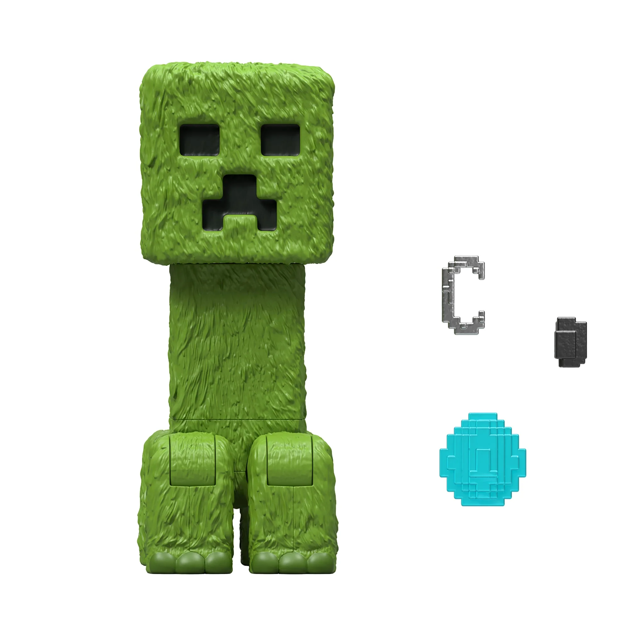 Minecraft-Figurine Articulée Creeper-Taille de 10 Cm et Accessoires - Image 3