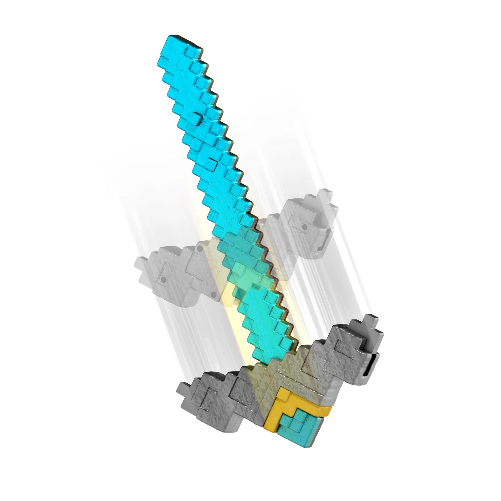 Minecraft – Film – Accessoire – Épée et Pioche Appuyez et Transformez - Image 5