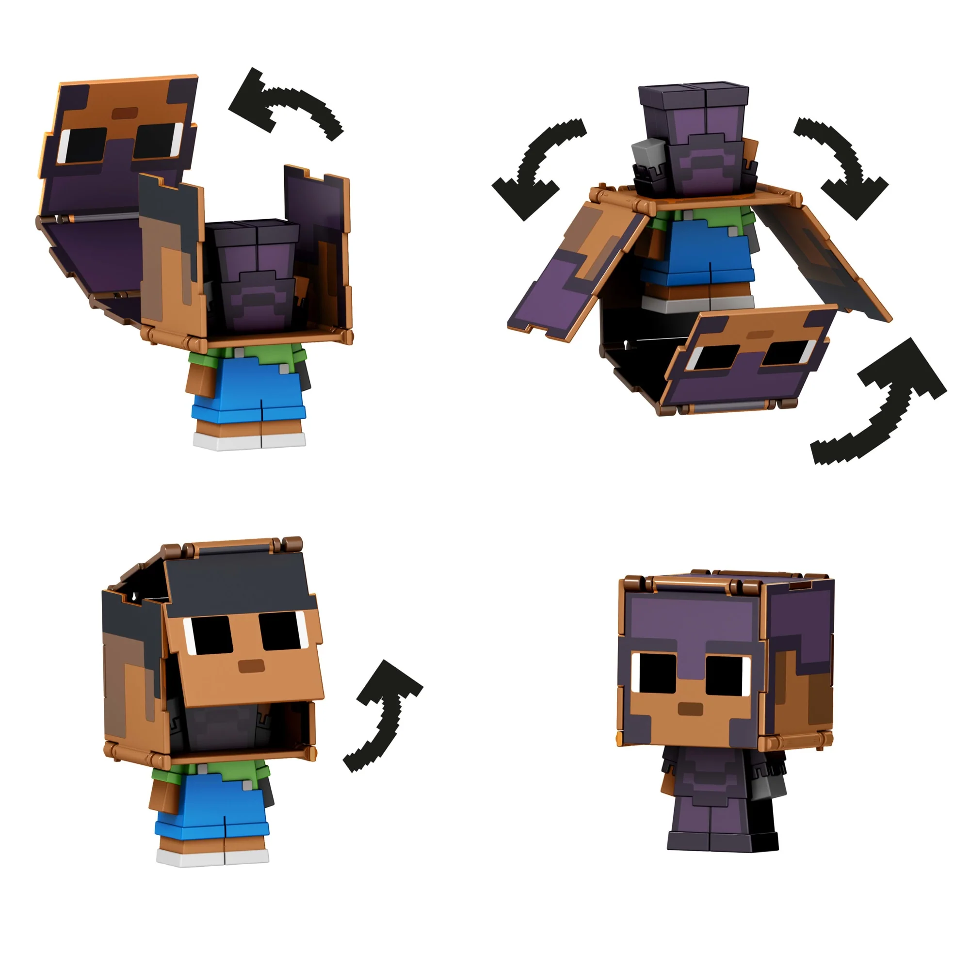 Minecraft Flippin' Figs Coffret de 2 Sunny et Dragon de L’ender - Image 5