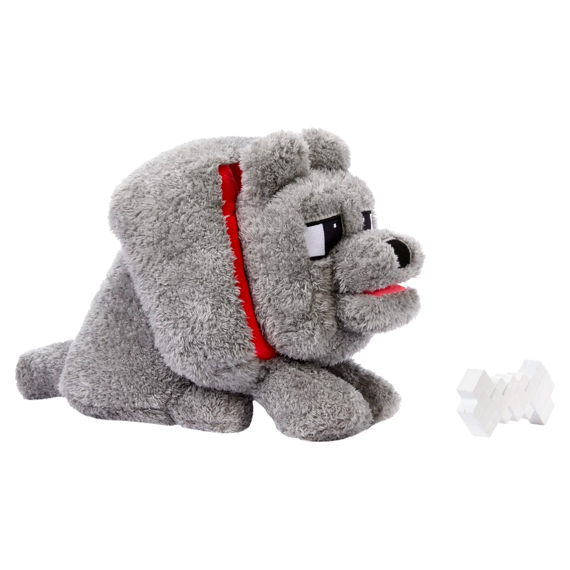 Minecraft Food Mode Dennis Plush Interactive Toy With Sounds & Bone Accessory, Inspired By The Movie - Image 5