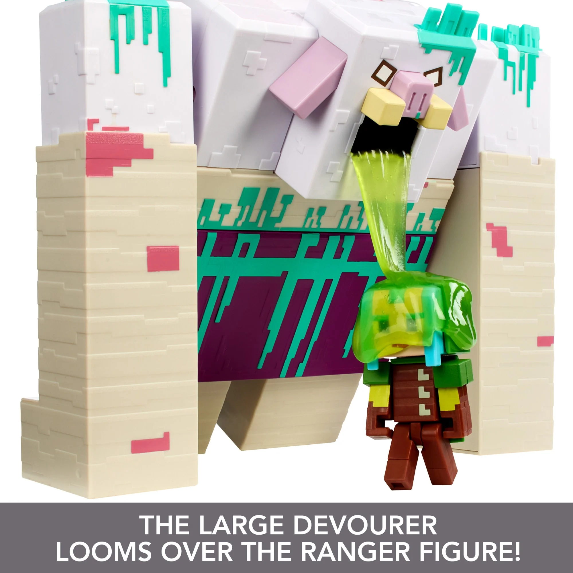 Minecraft Toys, Legends Devourer & Ranger Action Figures & 2 Accessories Set - Image 3