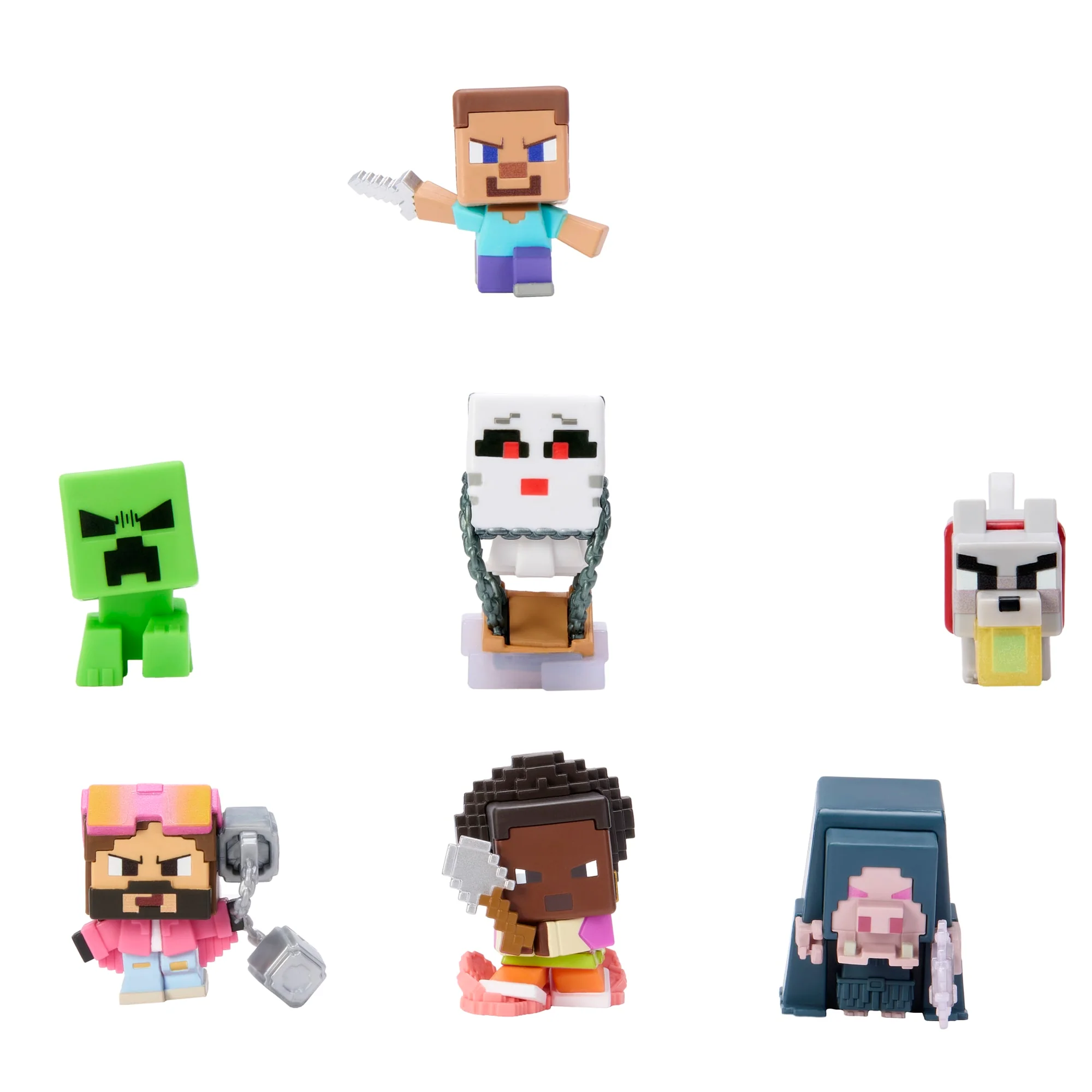 Minecraft Mini Mode Overworld Battle Pack With 7 Mini Action Figures inspired By The Movie - Image 3