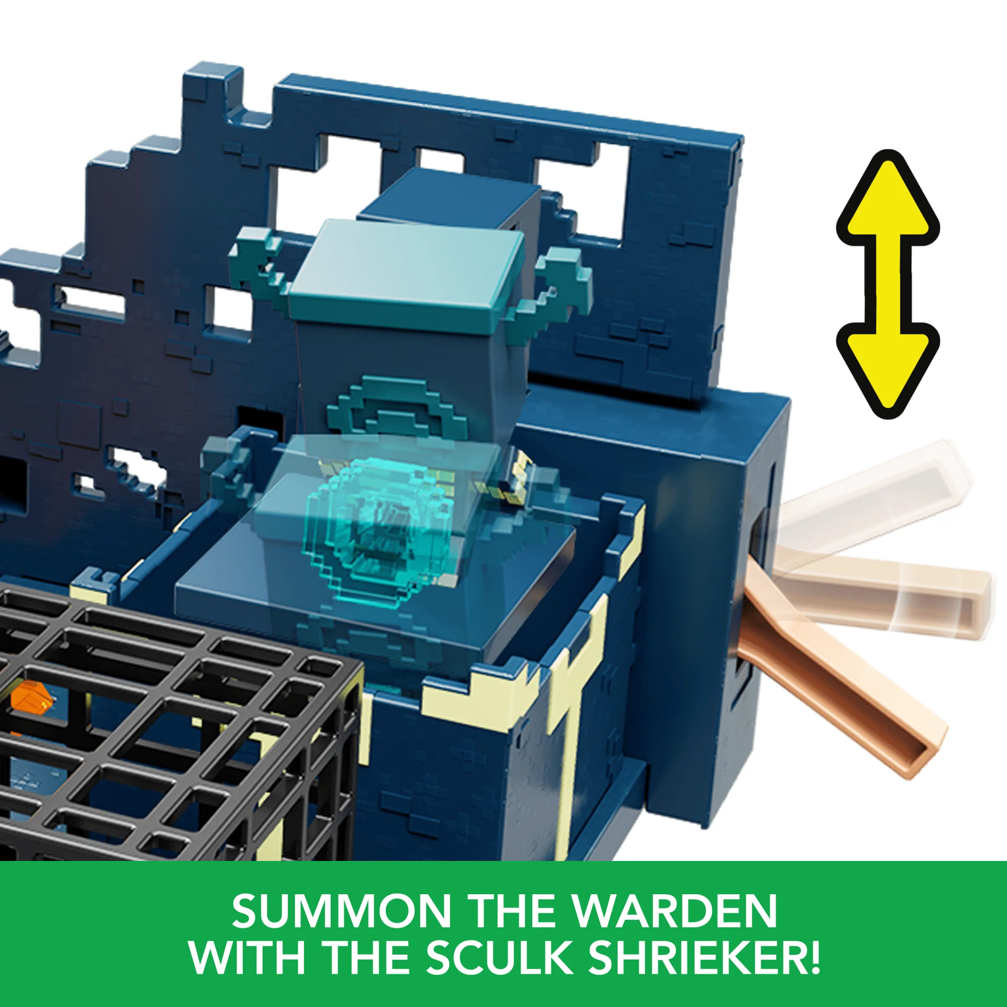 Minecraft Mini Mode Rise Of The Warden Playset, 2 Minis, Steve & Warden Figures & Dlc Code - Image 5