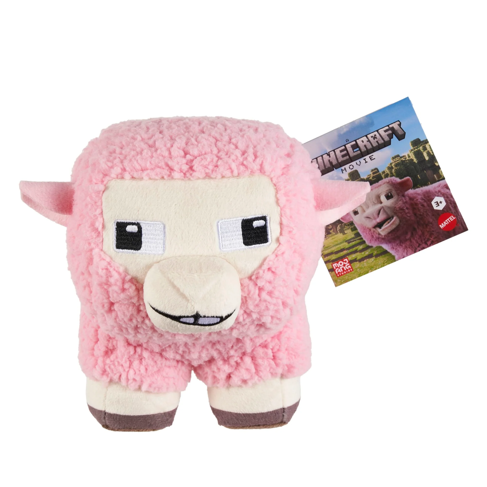 Minecraft-Peluche Mouton Rose-Taille de 20 Cm à Collectionner