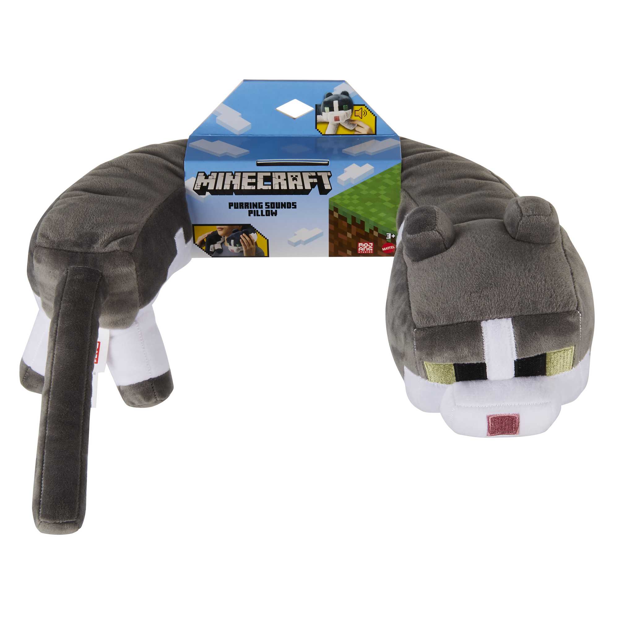 Minecraft Purring Sounds Plush Cat Neck Pillow - Image 6