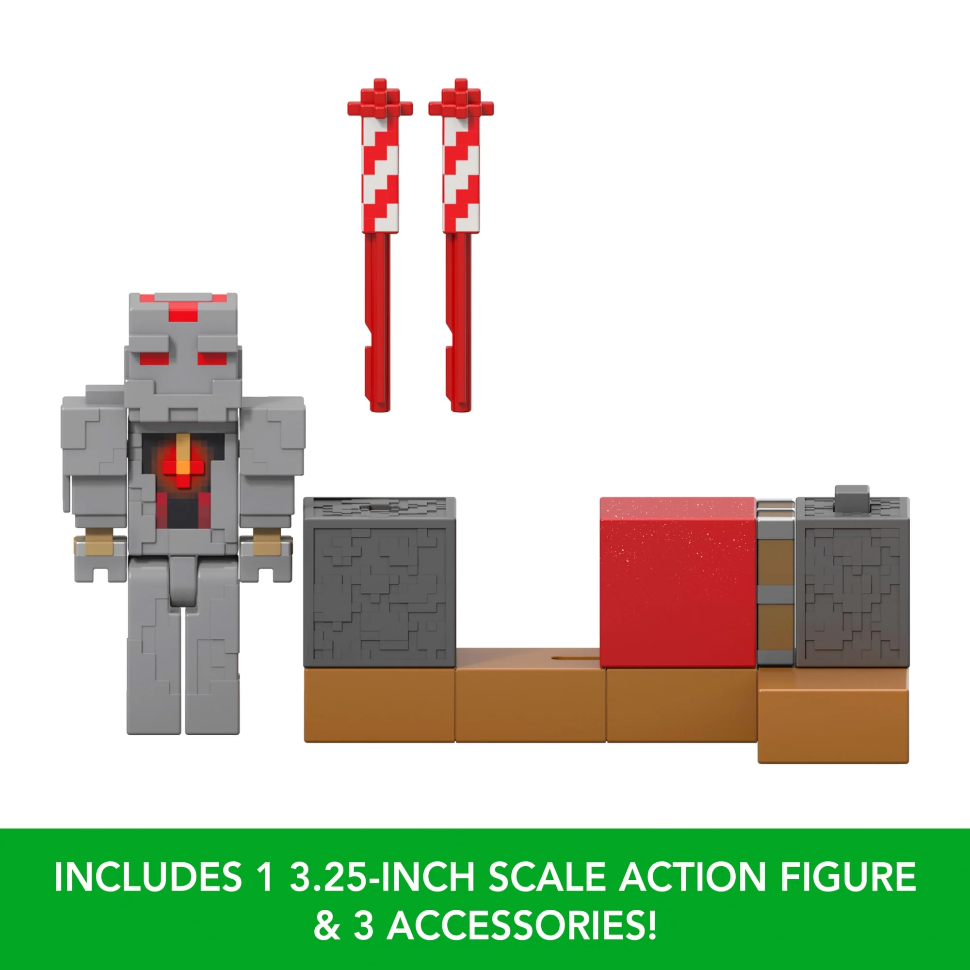 Minecraft ProtectorS Firework Launcher Action Figure & Accessories Set, 3.25-Inch Scale Collectible - Image 2