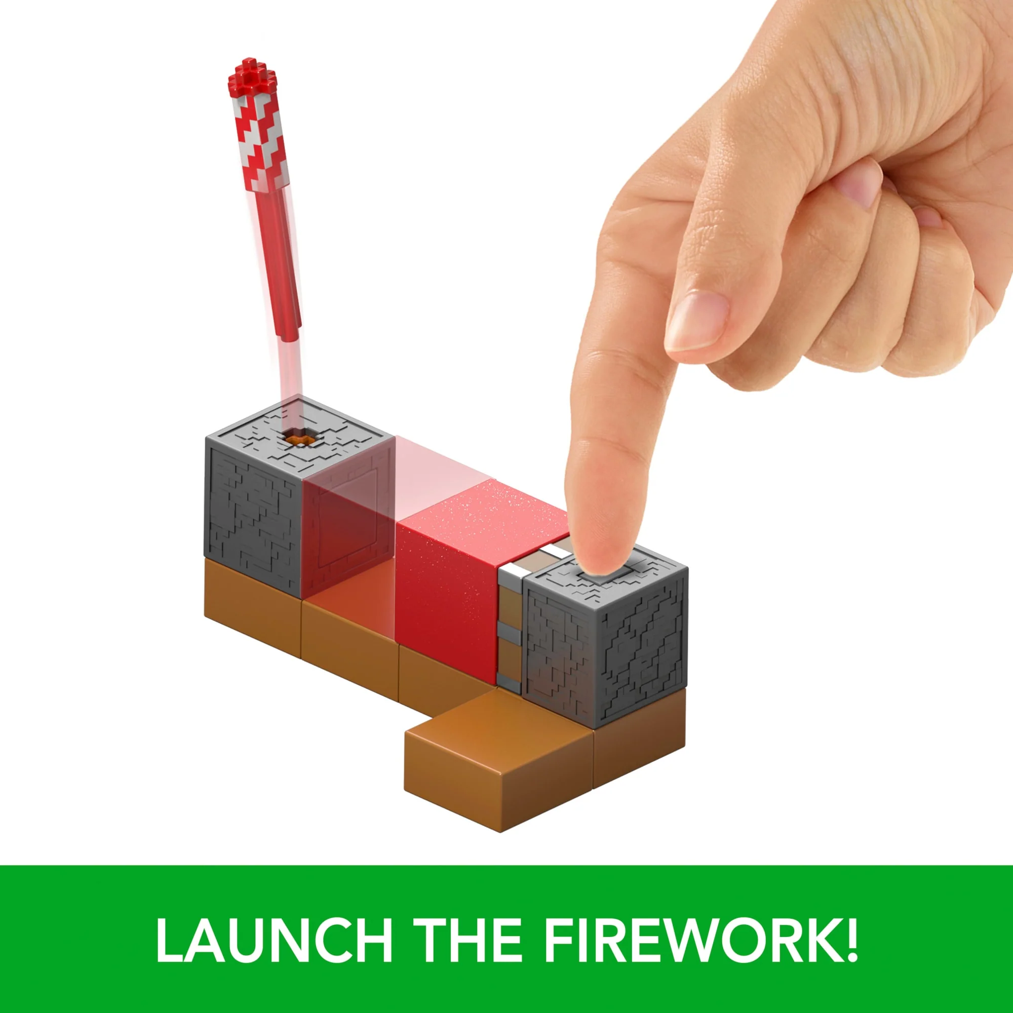 Minecraft ProtectorS Firework Launcher Action Figure & Accessories Set, 3.25-Inch Scale Collectible - Image 3