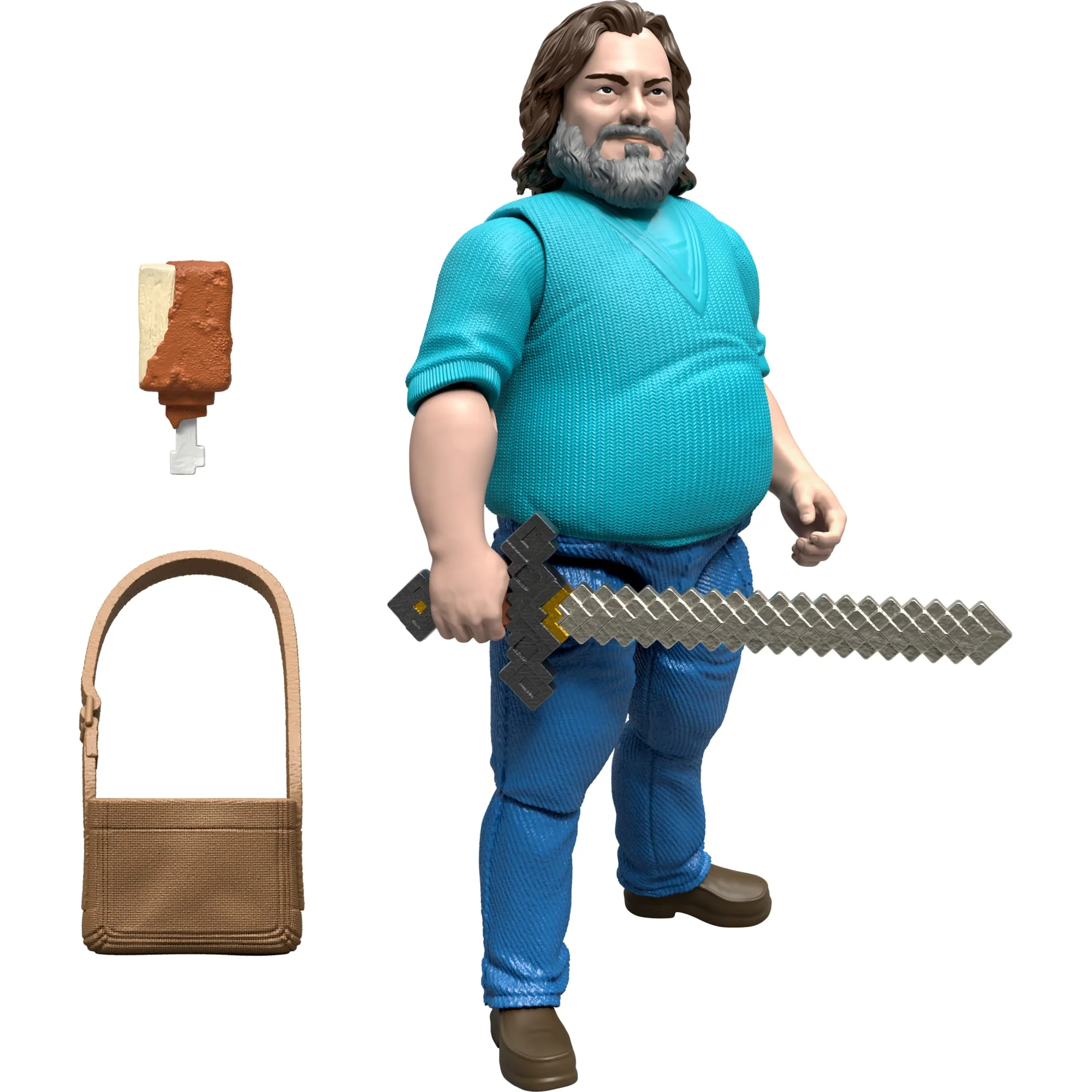 Minecraft Steve Action Figure & Accessories, 4-inch Toy Set inspired By A Minecraft Movie - Image 5
