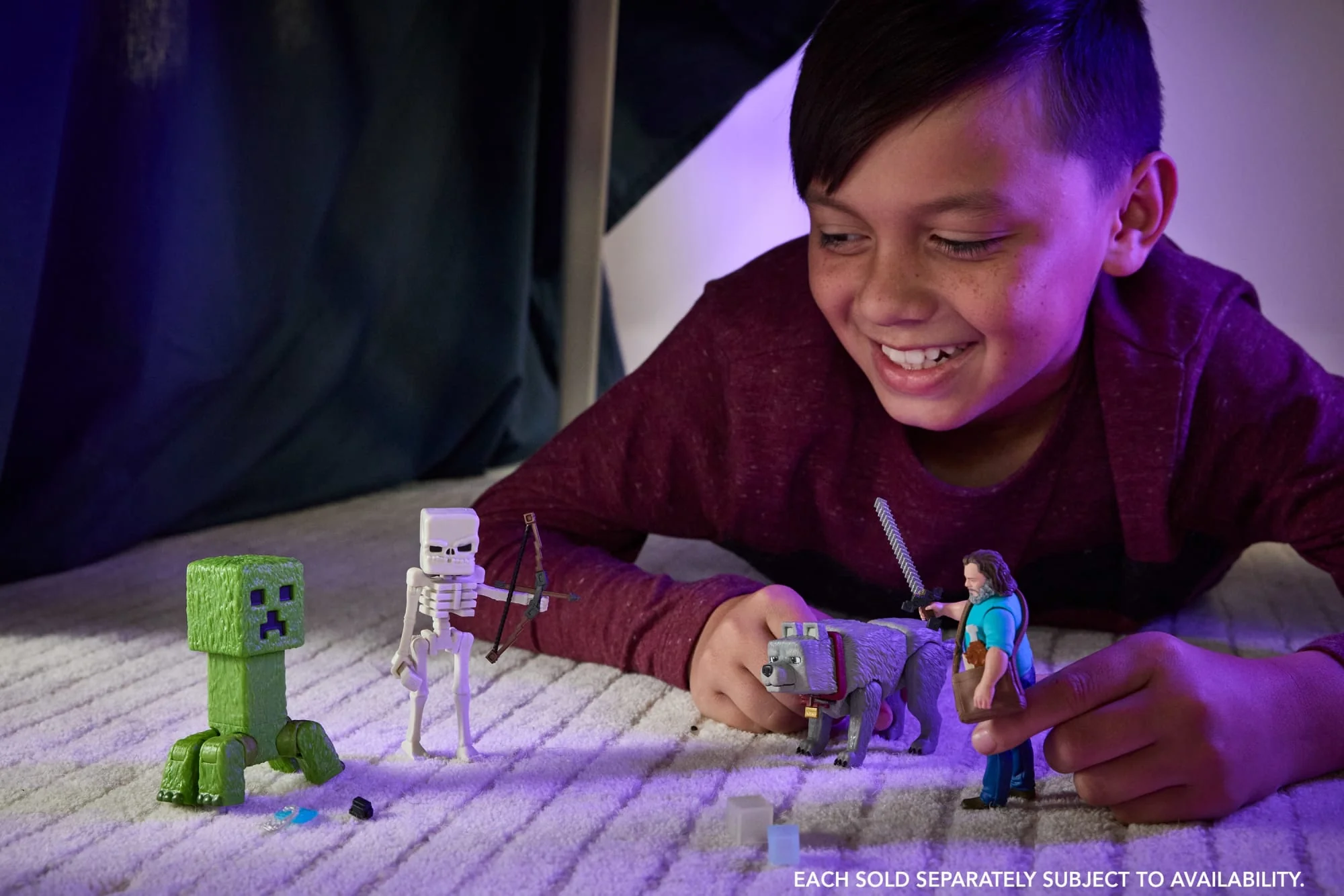 Minecraft Steve Action Figure & Accessories, 4-Inch Toy Set Inspired By A Minecraft Movie - Image 2