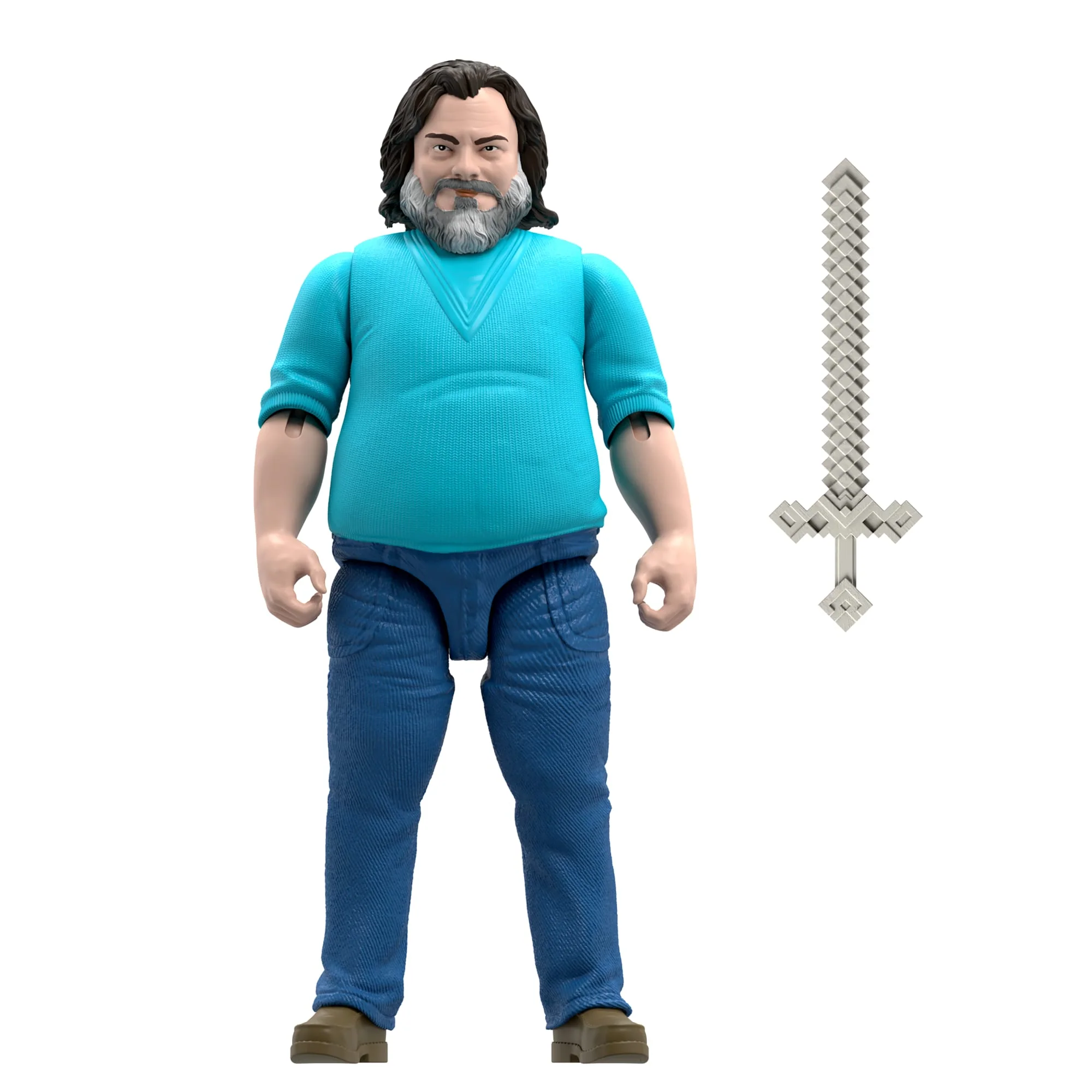 Minecraft Steve Large-Scale Action Figure, 12-inch Character Collectible inspired By The Movie - Image 4