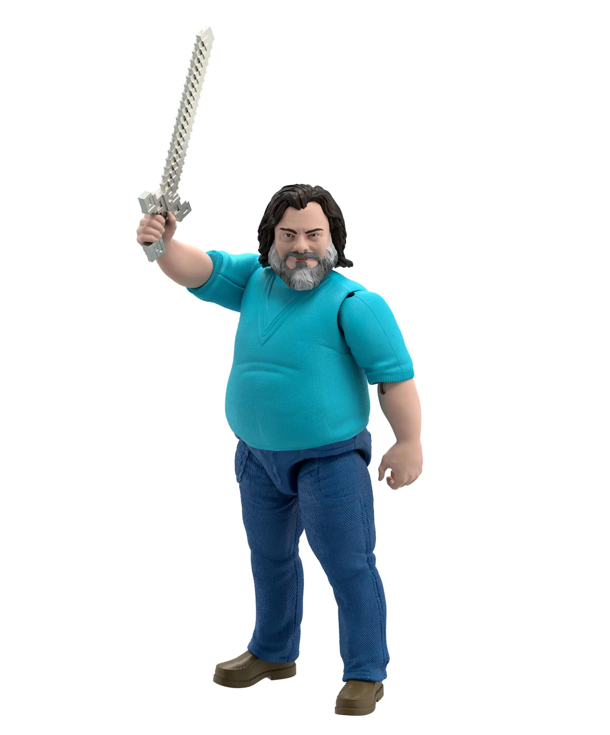 Minecraft Steve Large-Scale Action Figure, 12-Inch Character Collectible Inspired By The Movie - Image 5