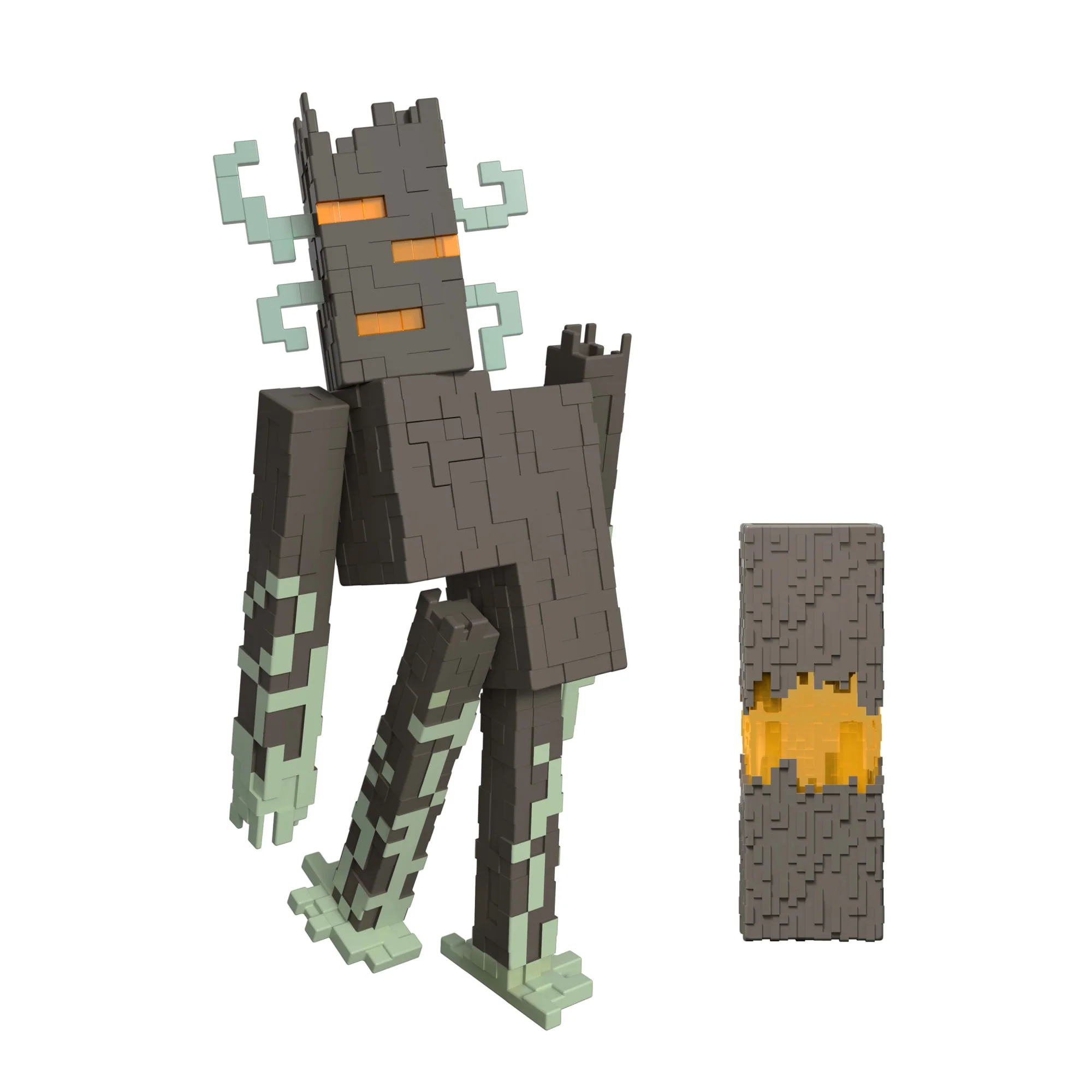 Minecraft The Creaking Action Figure With interactive Lights, Sounds & Accessory, 8-inch Collectible