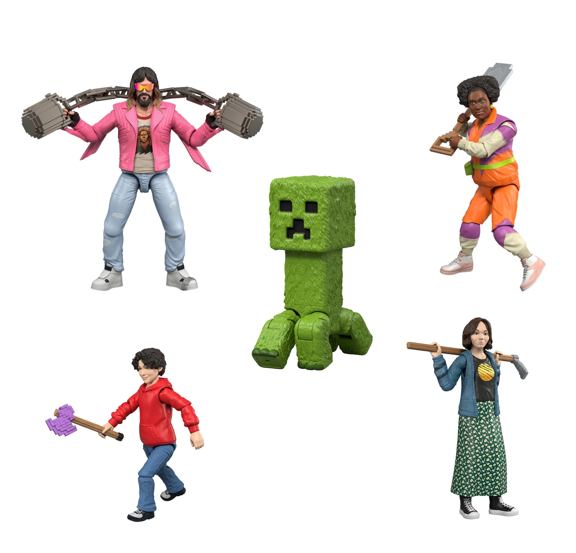 Minecraft Ultimate Movie Set With 8 Action Figures & 8 Accessories,  Inspired By A Minecraft Movie - Image 4