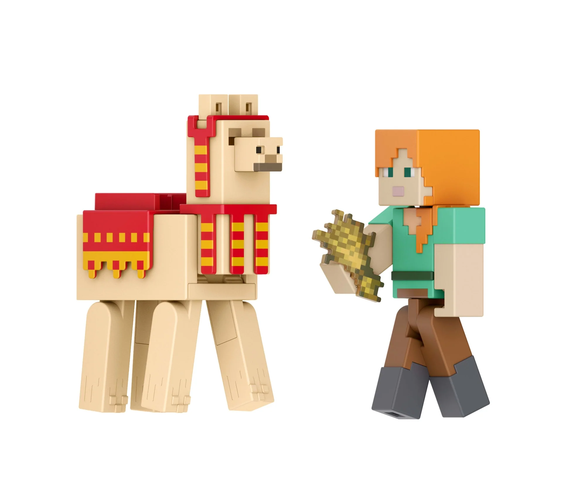 Minecraft Vanilla Figura de Ação Alex e Lhama - Image 5