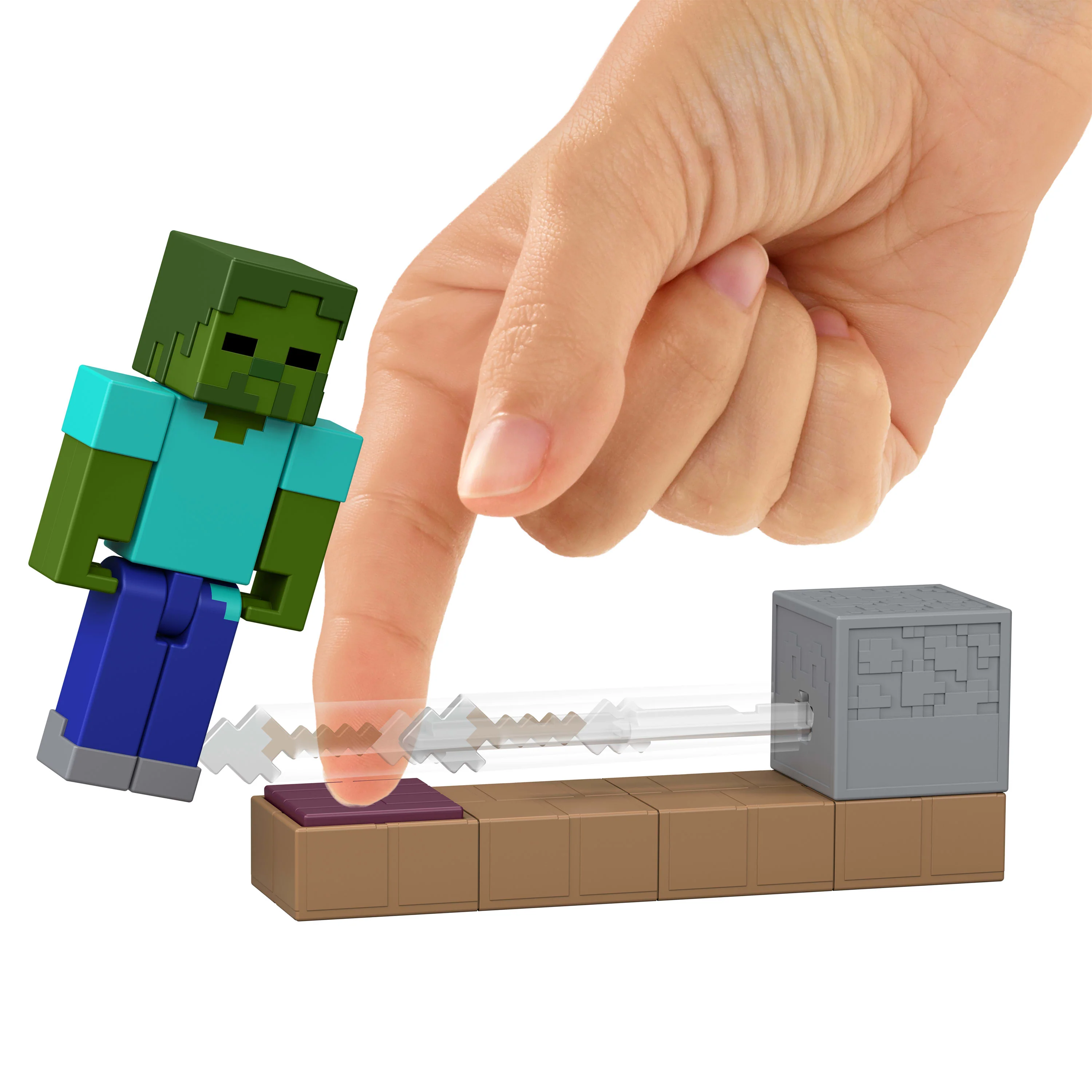 Minecraft Vanilla Figura de Ação de 3,25 polegadas com mecanismo de ativação por redstone - Image 4