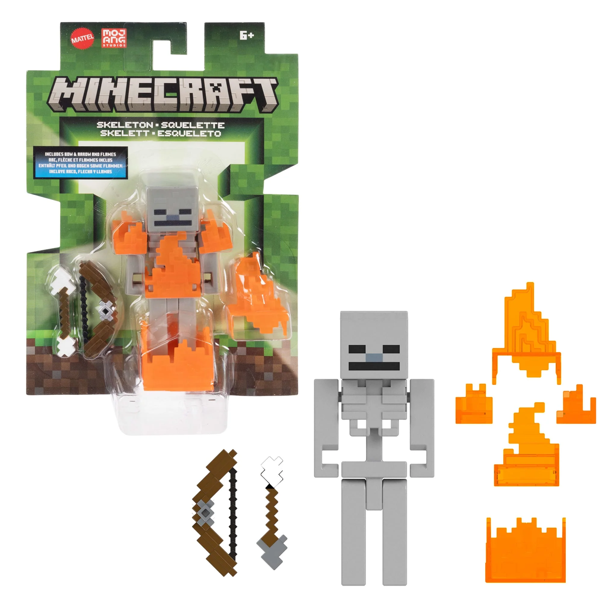 Minecraft Vanilla Figura de Ação Esqueleto 3.25"