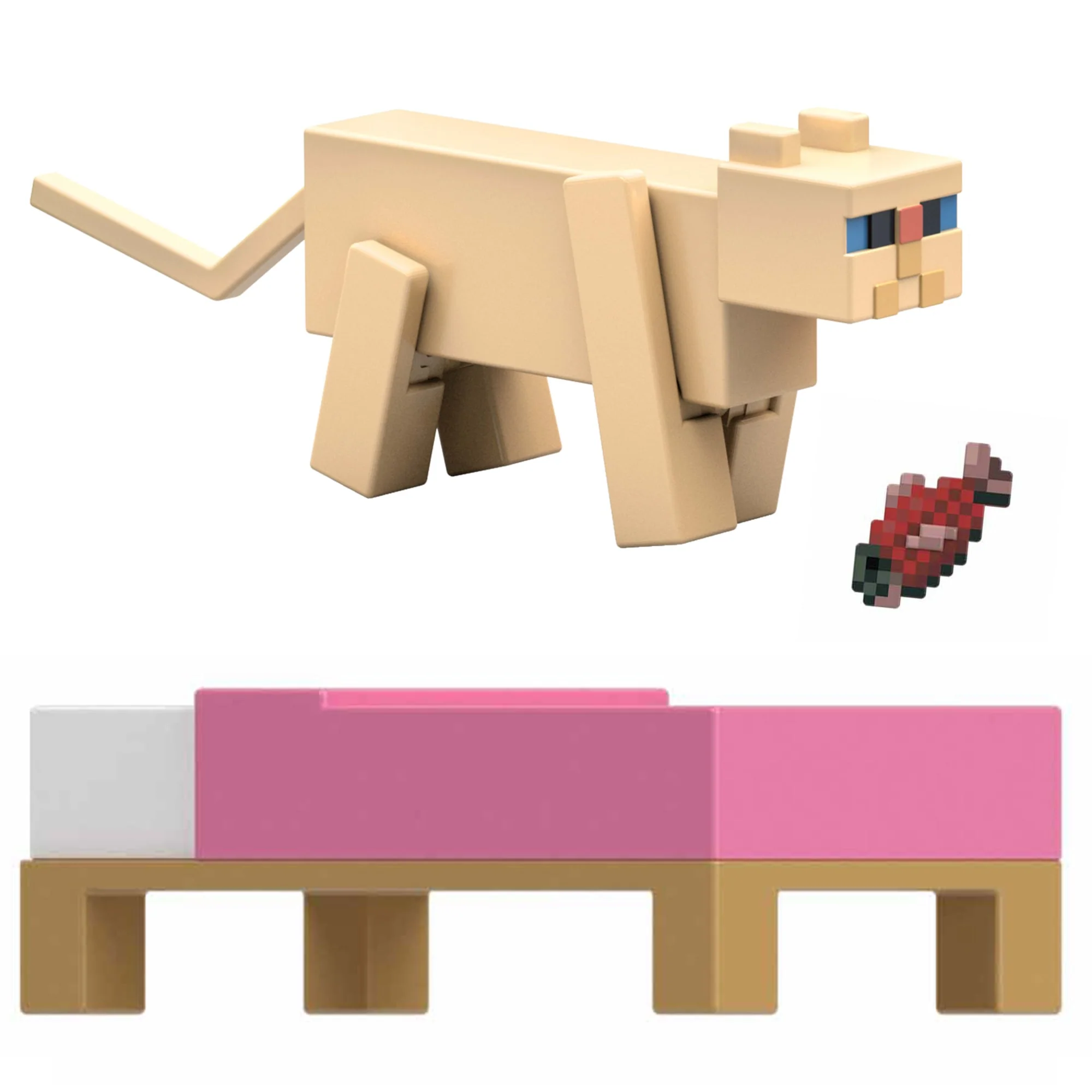 Minecraft Vanilla Figura de Ação Gato Persa 3.25" - Image 3