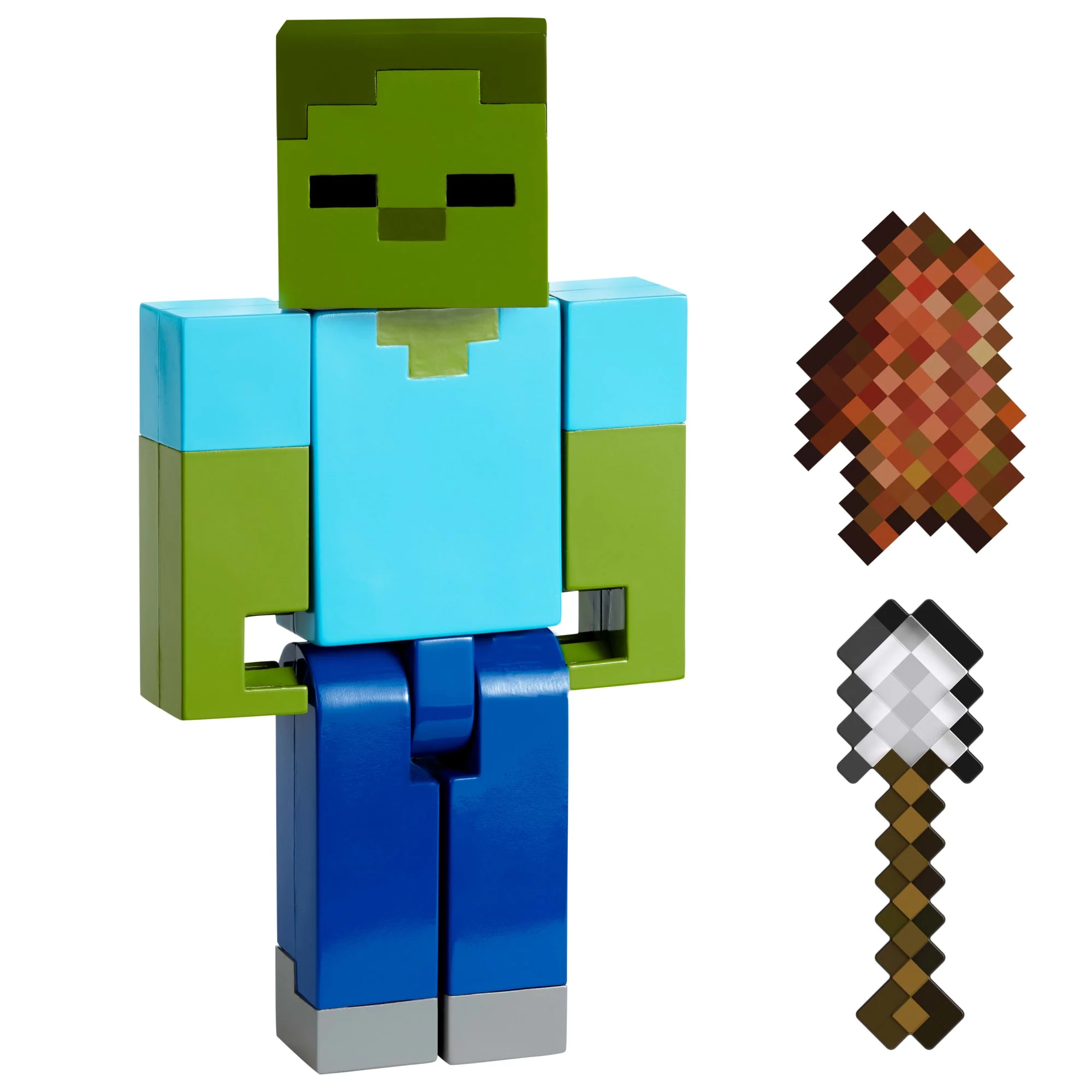 Minecraft Vanilla Figura de Ação Zumbi - Image 2