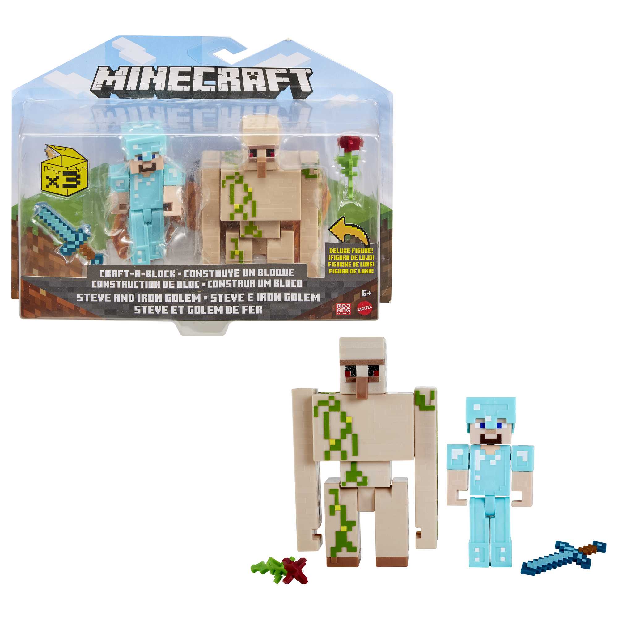Minecraft Vanilla Figura de Acción 2-Pack de 3.25" - Image 4