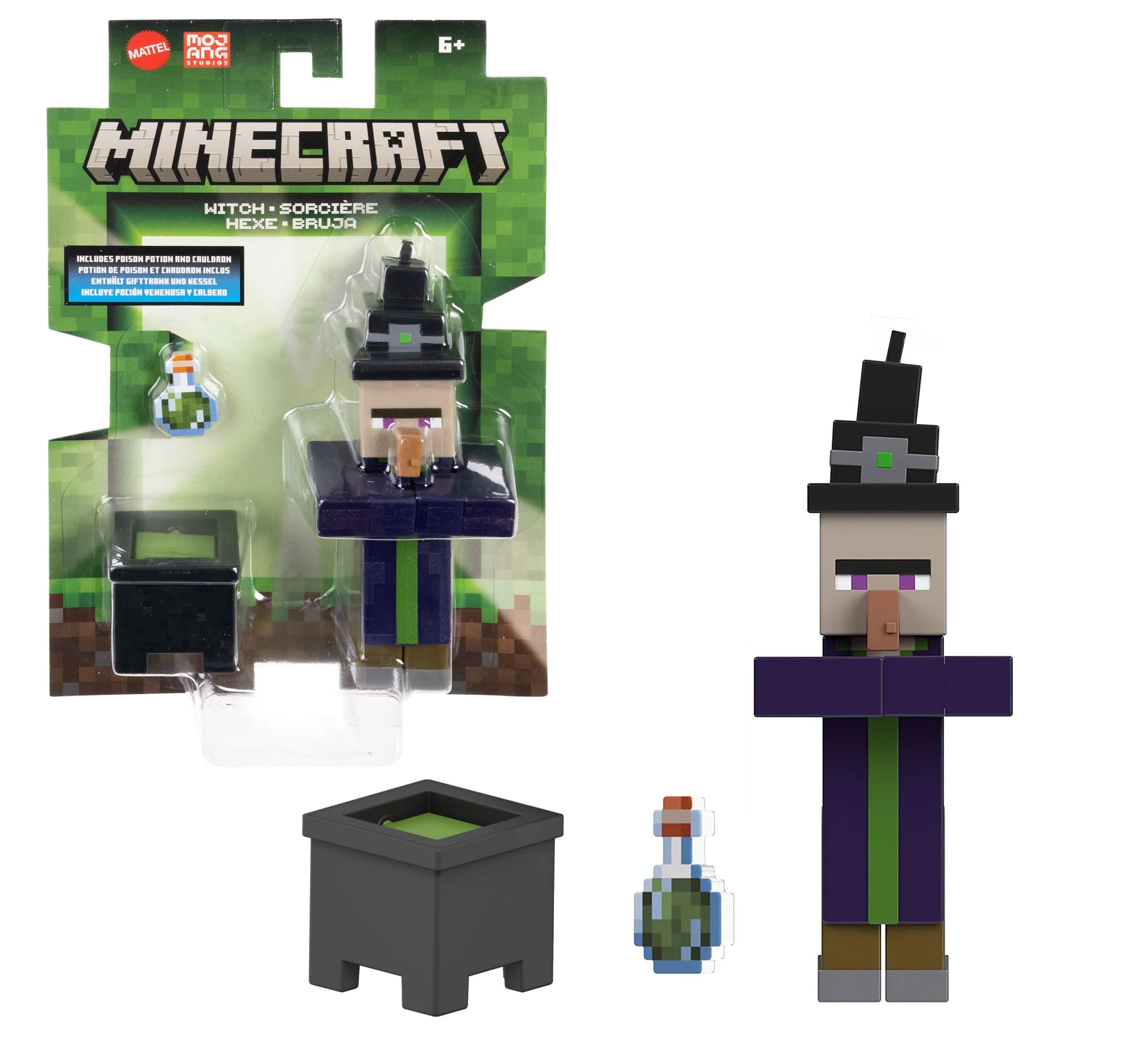 Minecraft Vanilla Figura de Acción Bruja 3.25"