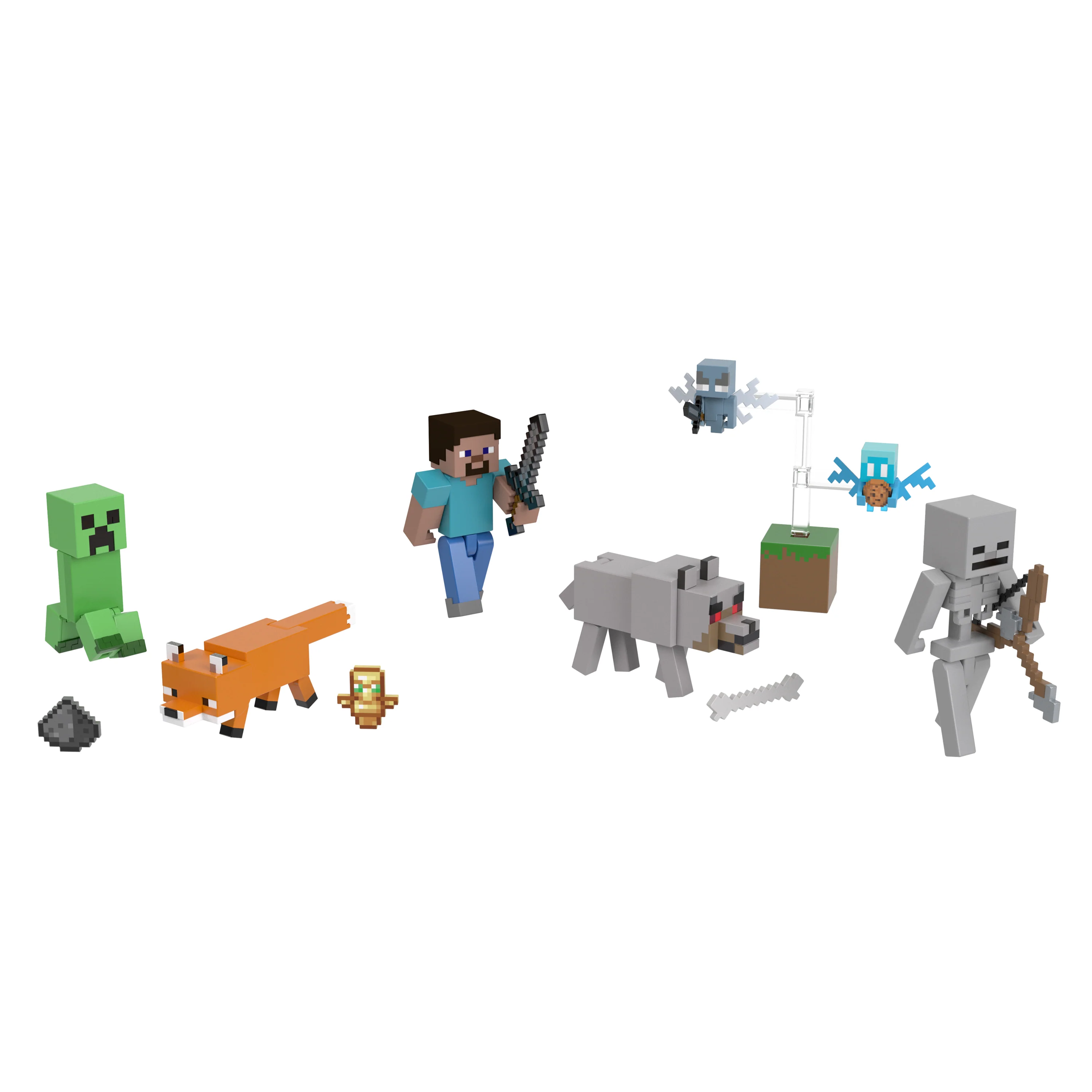 Minecraft Vanilla Figura de Brinquedo Minecraft Vanilla Figura de Ação de 3,25 polegadas - Image 5