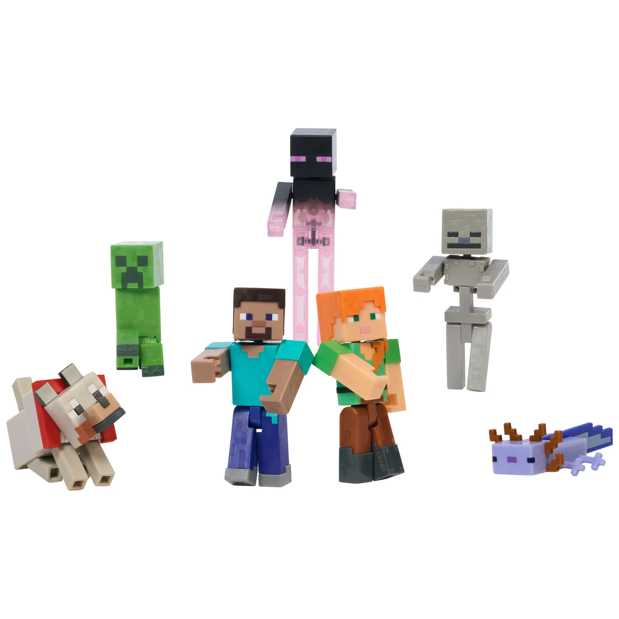 Minecraft World Builders Pack With 7 Action Figures in 3.25-Inch Scale, Starter Collection - Image 4