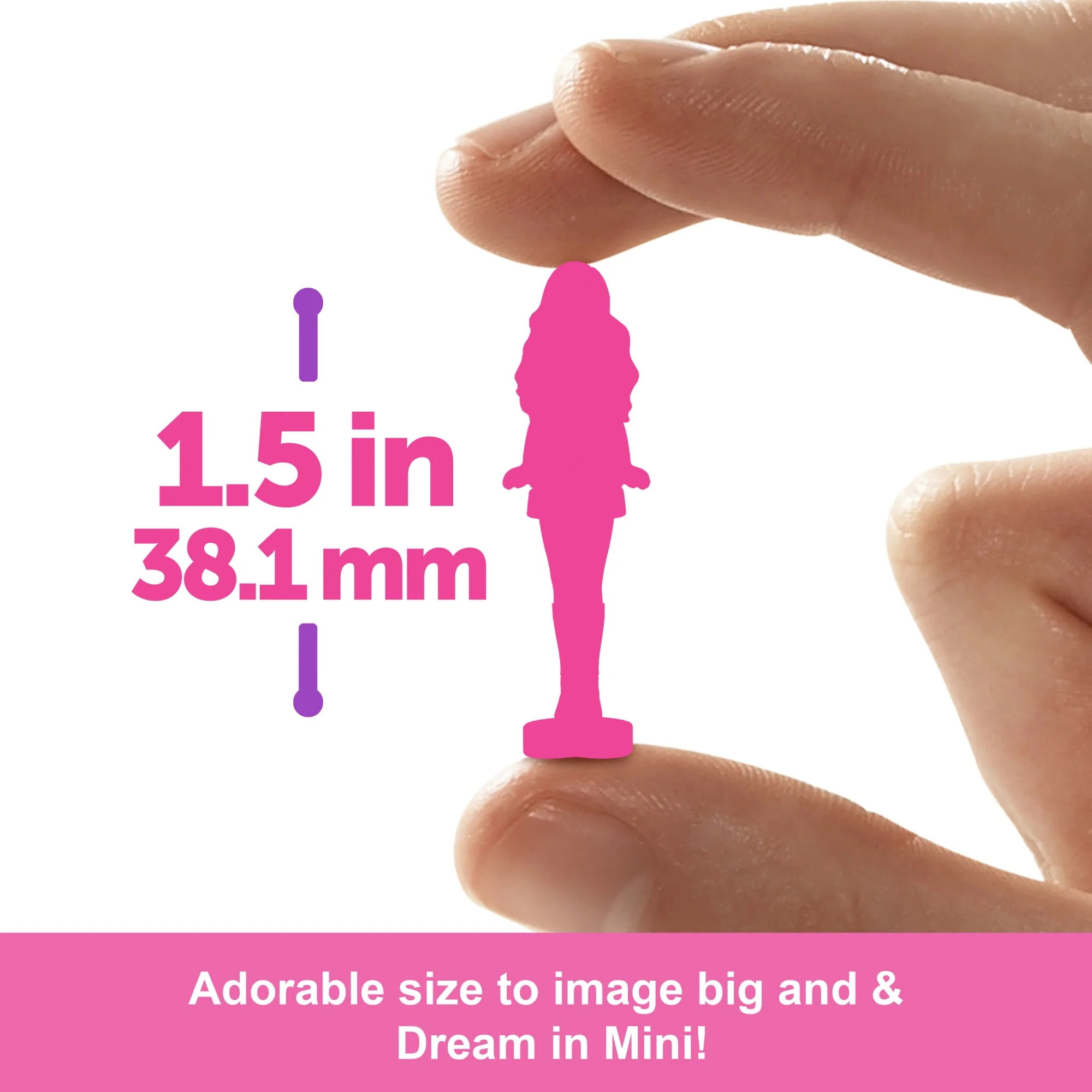 Barbie Mini Barbie Land 5-Pack Pop Reveal Dolls, 1.5-inch Mini Doll With Surprise Reveal & Sensory Play Piece - Image 3