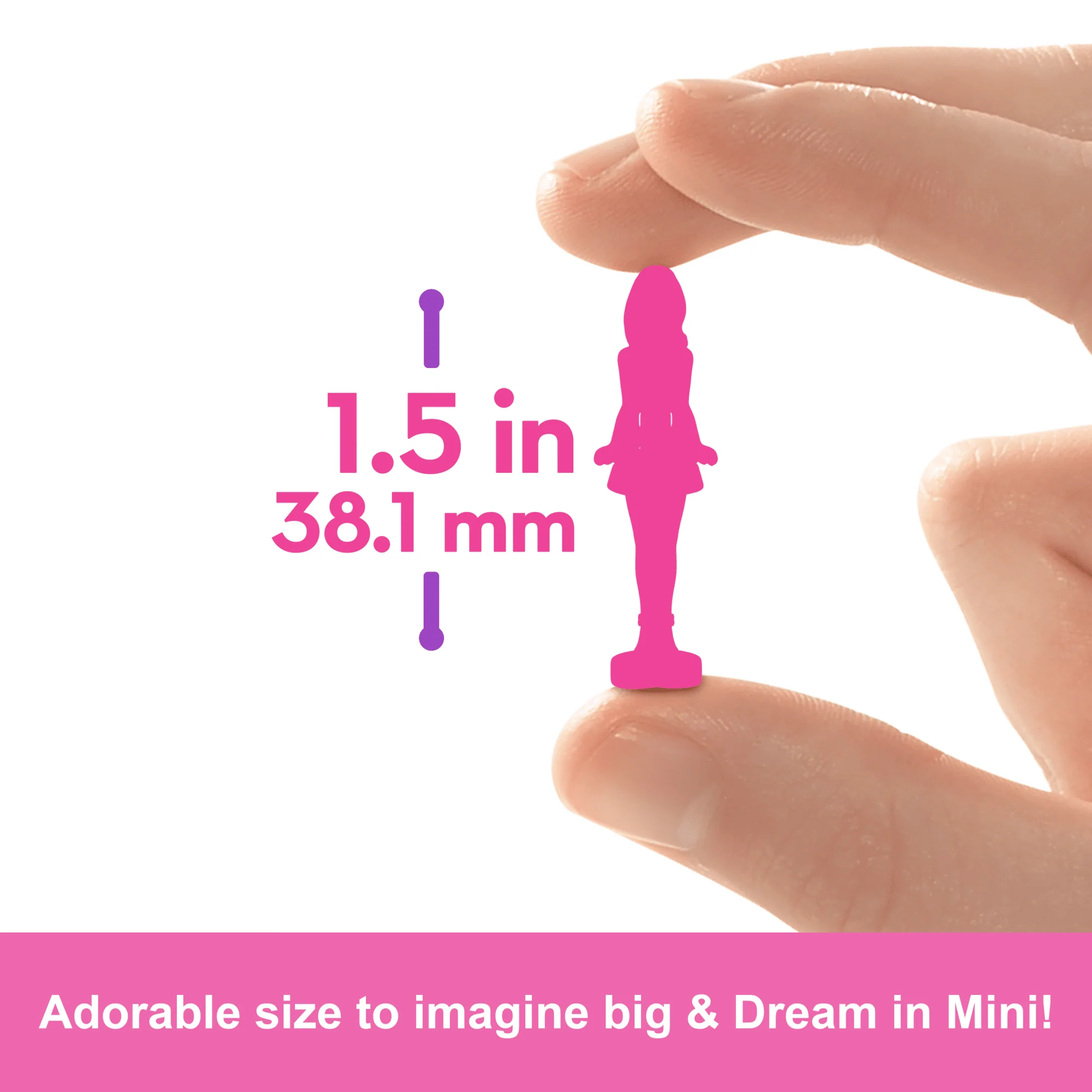Barbie Mini Barbieland Fashionistas Dolls, 1.5-inch Dolls in Lipstick Tube, Surprise Reveal - Image 4