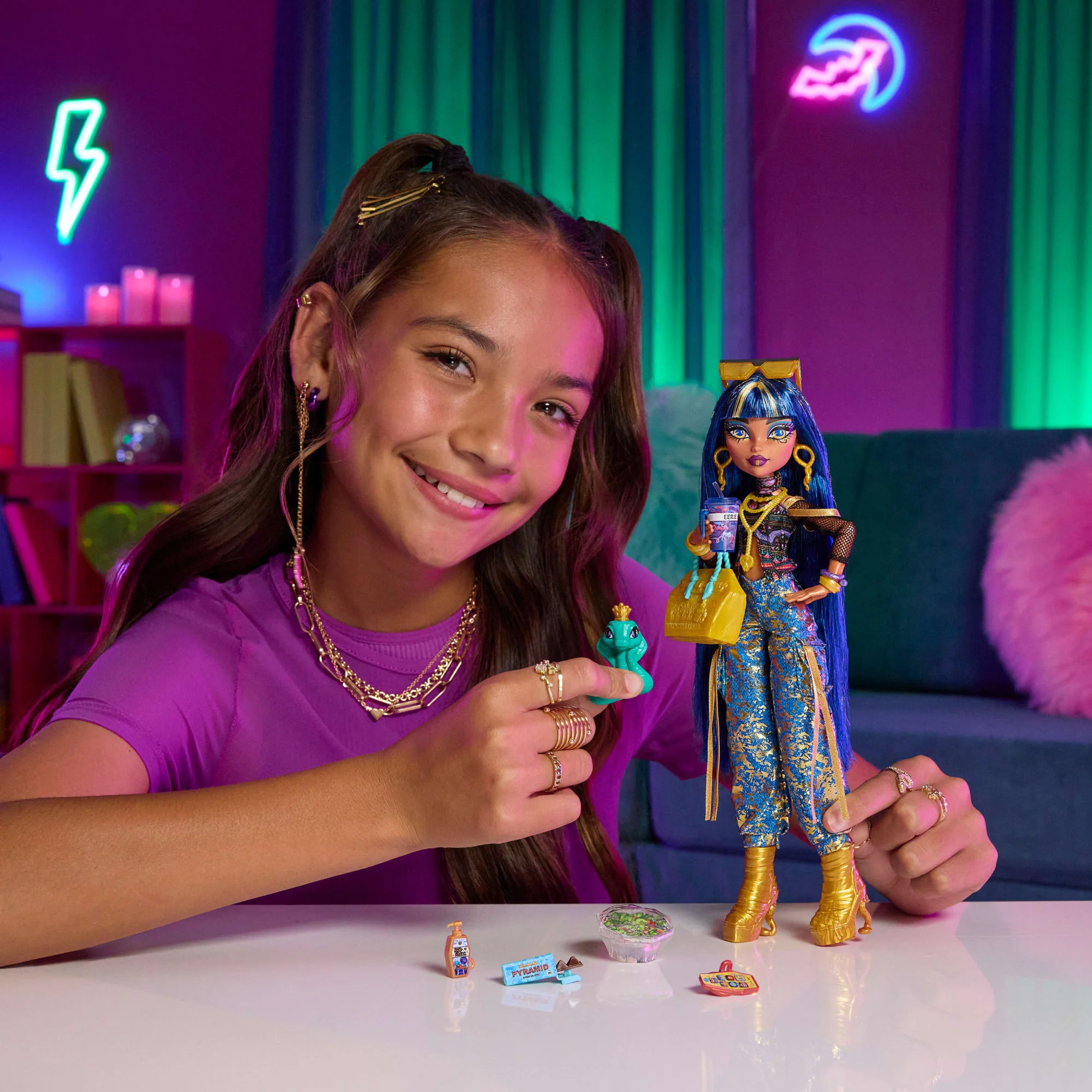 Monster High Boneca Monster high boneca looks monstruoso cleo - Image 2