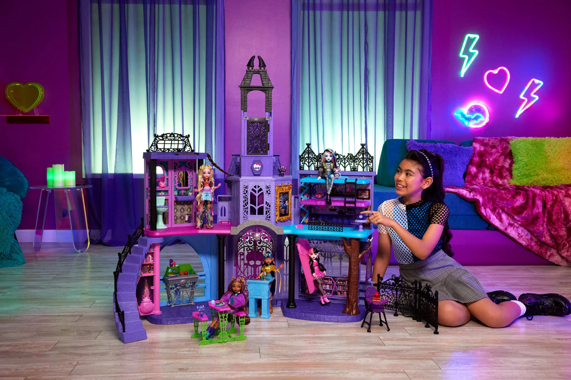 Monster High École des Fantômes, 35Éléments, Mobilier et Accessoires - Image 2
