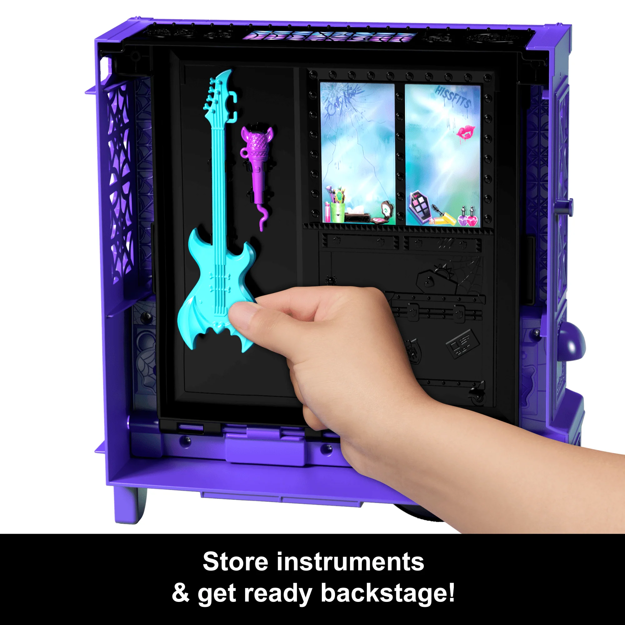 Monster High Draculaura Doll And Fangtastic Rockin’ Food Truck Playset With 13+ Themed Accessoriescessories - Image 5