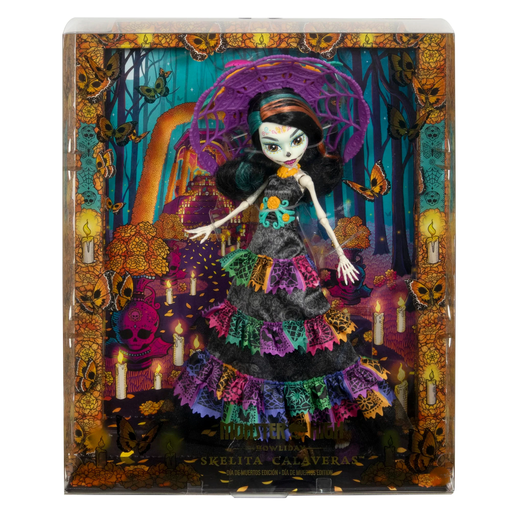 Monster High Skelita Calaveras Howliday Collectible Doll, Día De Muertos 2024 - Image 6