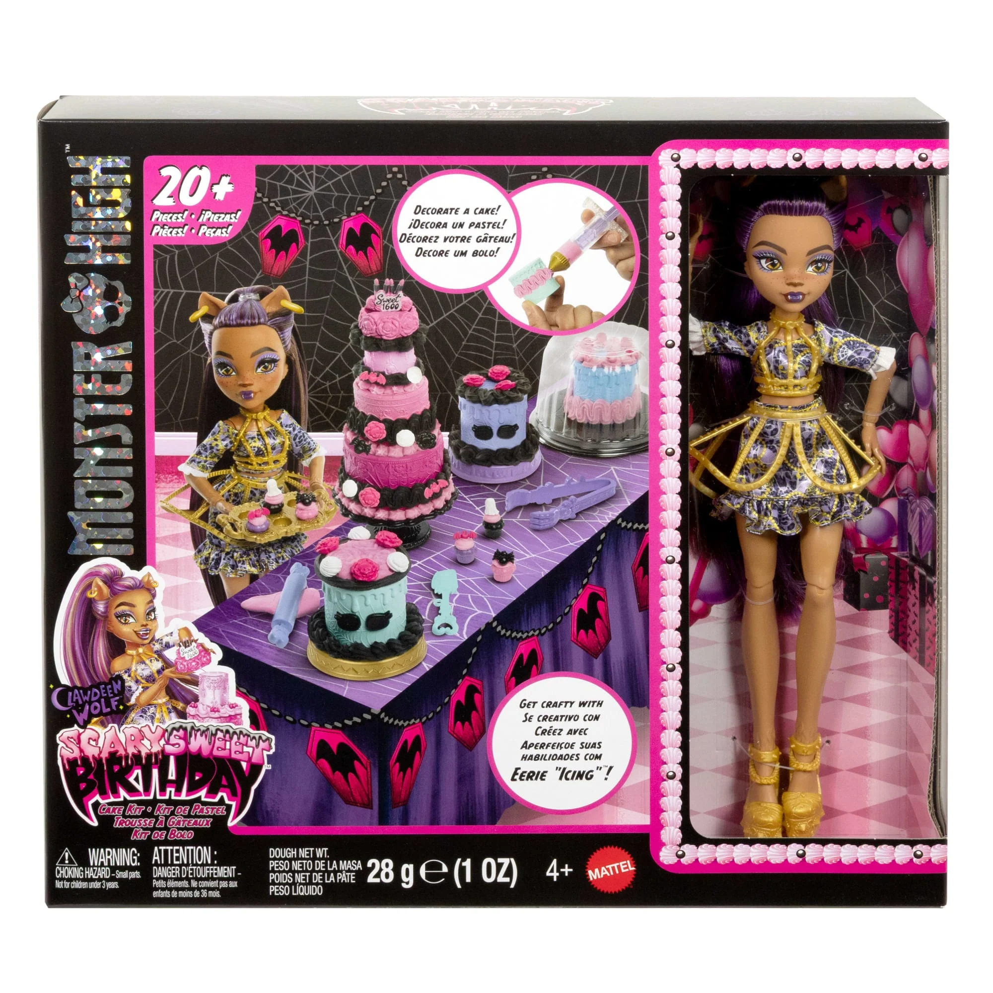Monster High-Kit Gâteau D’Anniversaire Clawdeen Wolf - Image 6