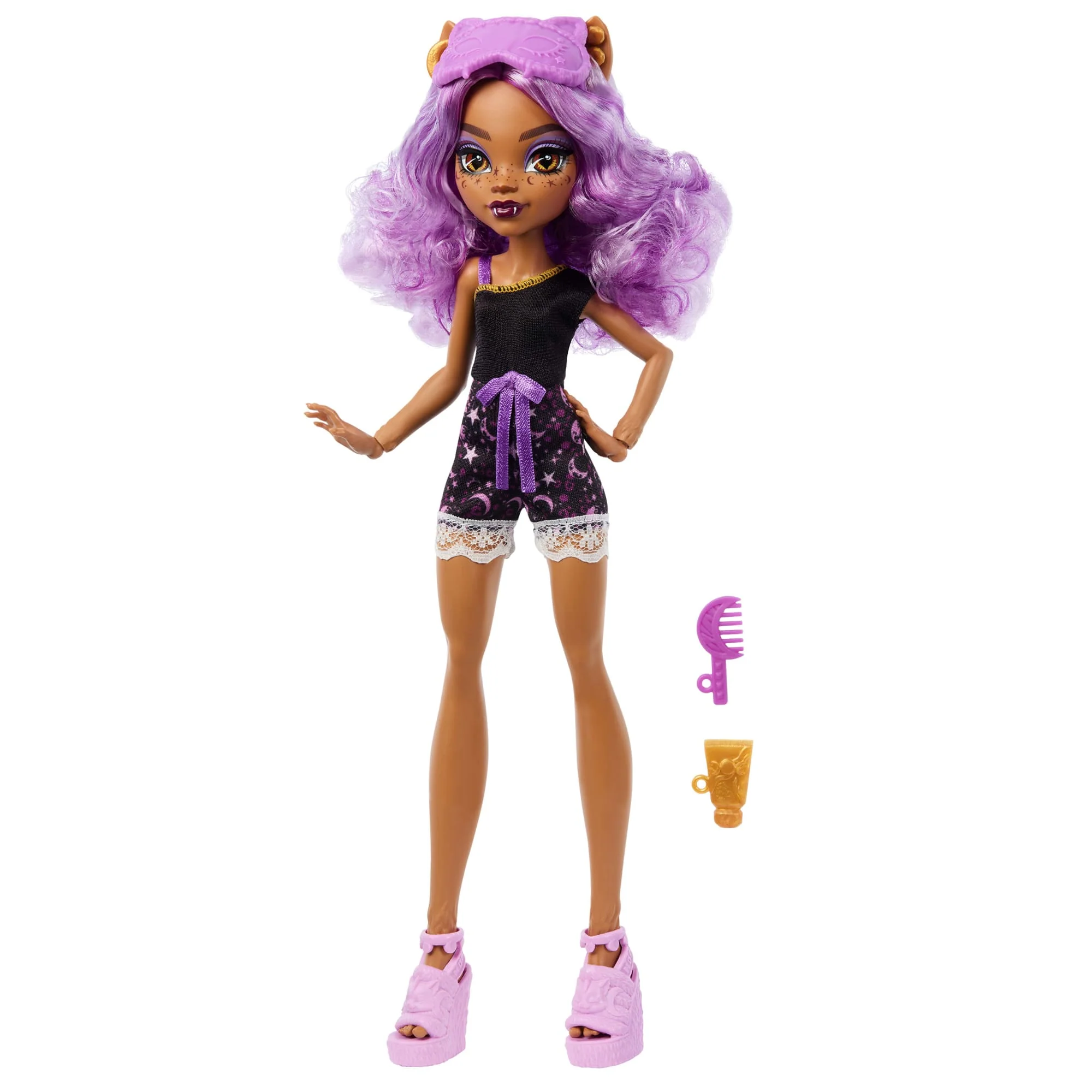Monster High Muñeca Reveal Pijamas Monstruosas Clawdeen - Image 3