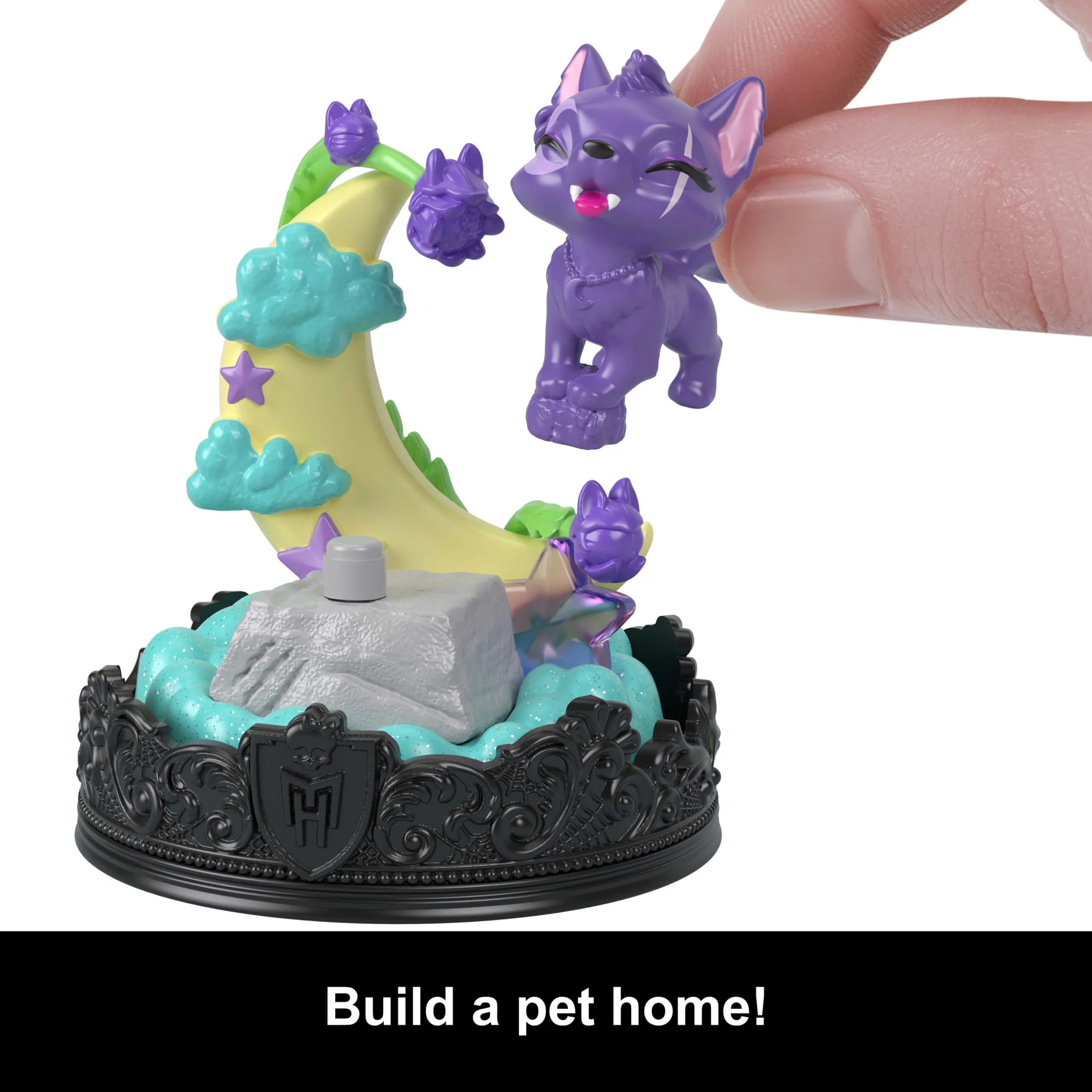 Monster High Pet Keychains, Animal Figures With Accessories And Buildable Terrarium - Image 4