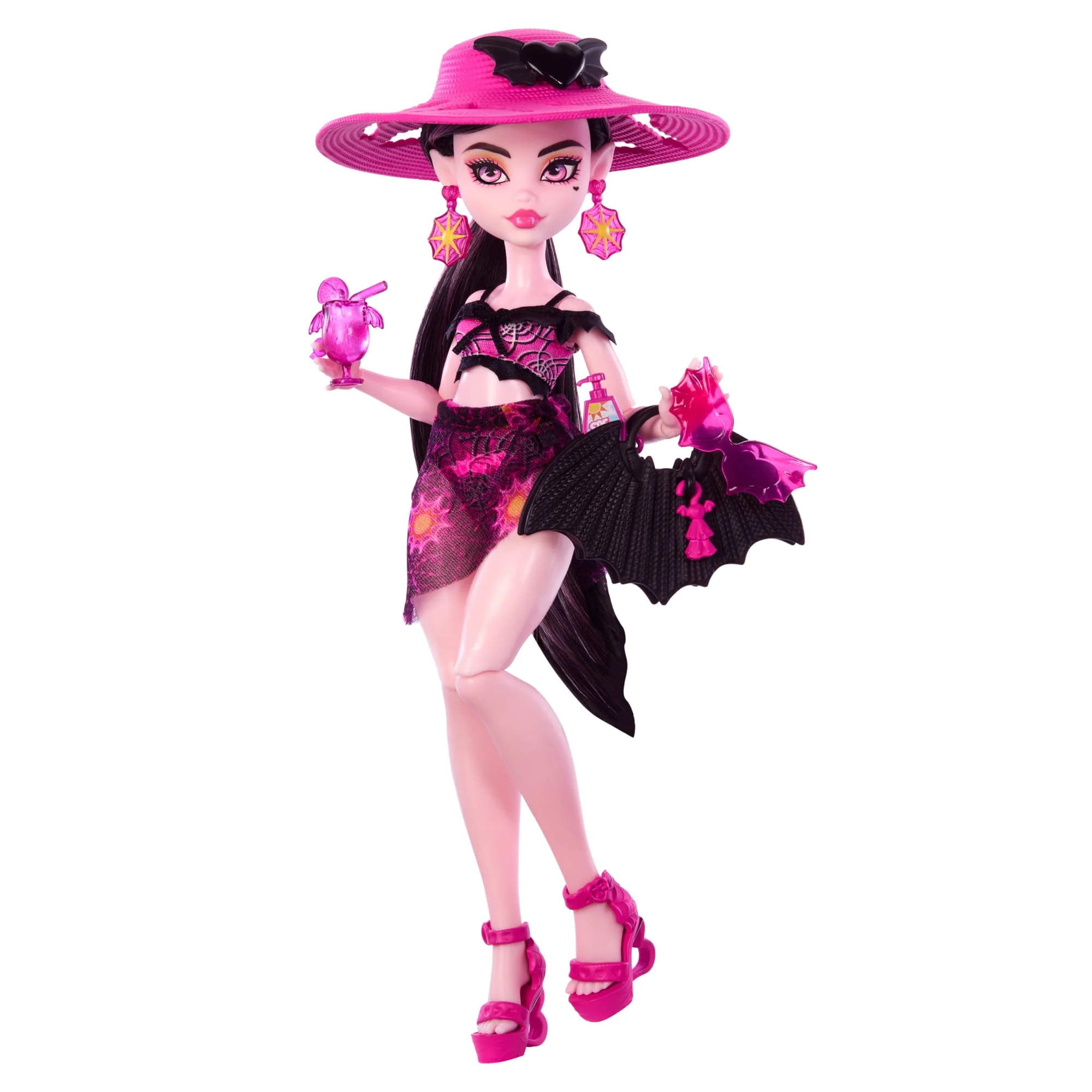 Monster High Scare-Adise Island Draculaura Fashion Doll With Swimsuit & Accessories - Image 2