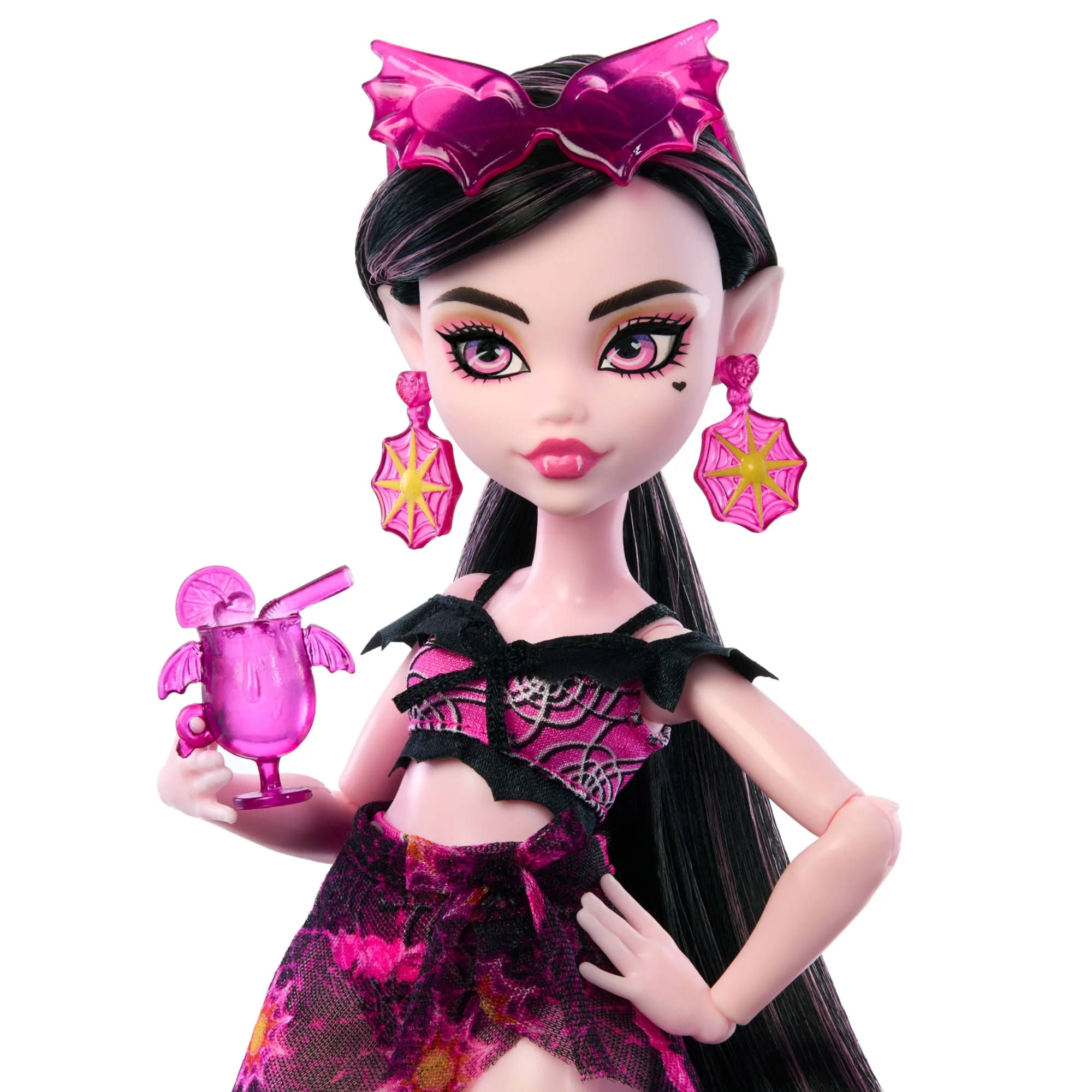 Monster High Scare-Adise Island Draculaura Fashion Doll With Swimsuit & Accessories - Image 3