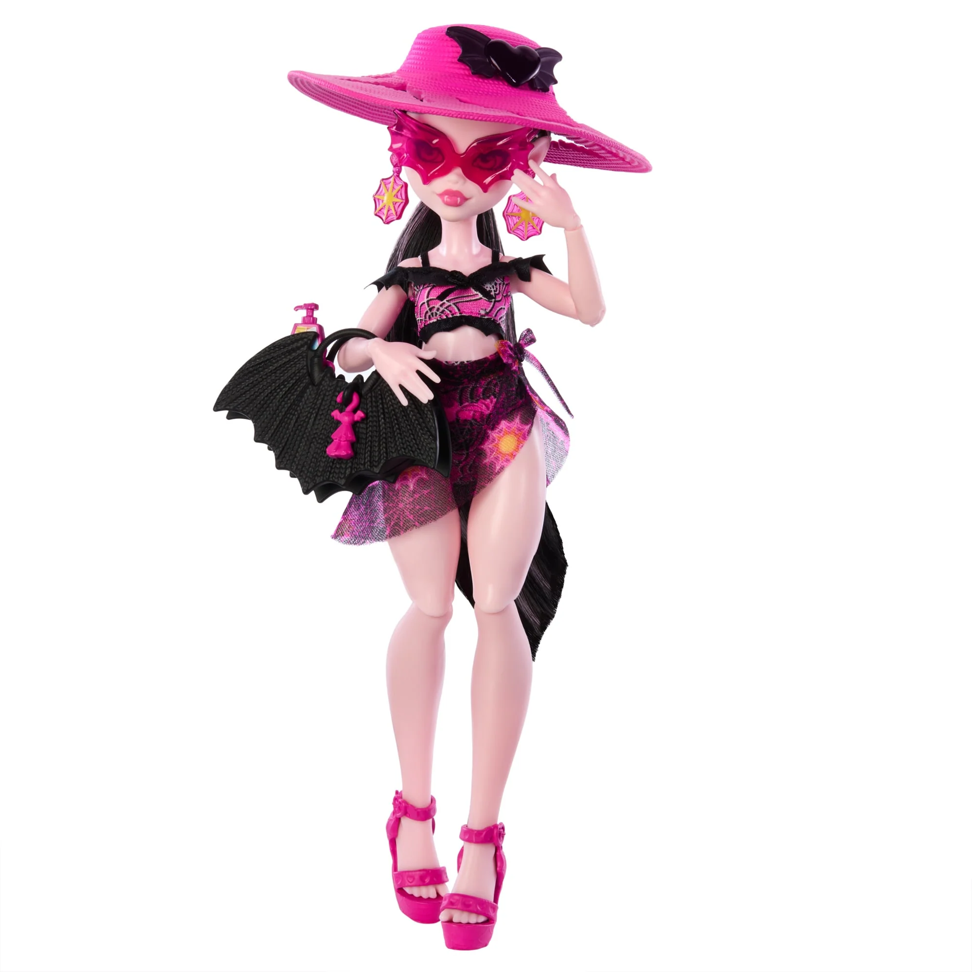 Monster High Scare-Adise Island Draculaura Fashion Doll With Swimsuit & Accessories - Image 4