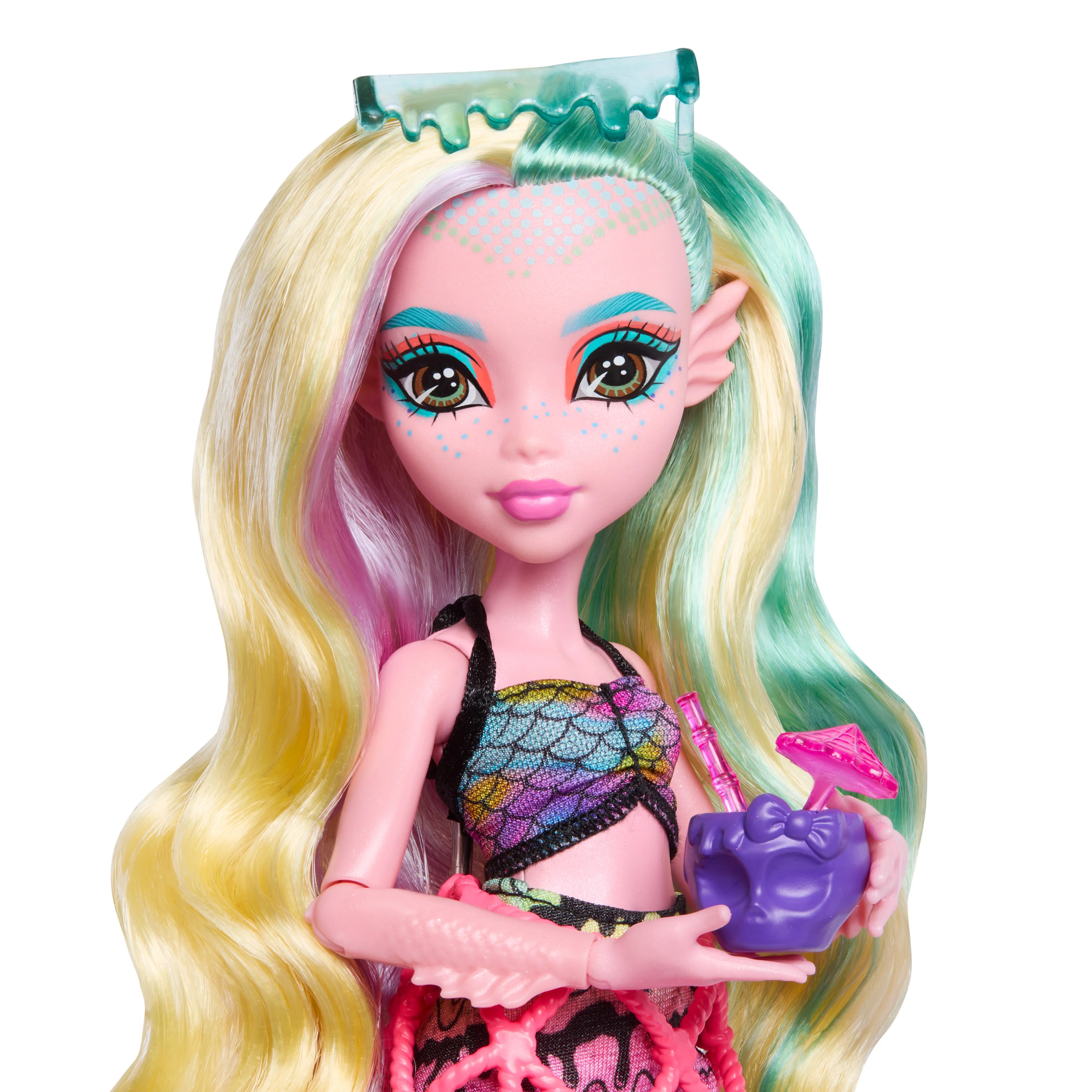Monster High Lagoona Blue Fashion Doll And Playset, Scare-Adise Island Snack Shack With Food Accessories - Image 5