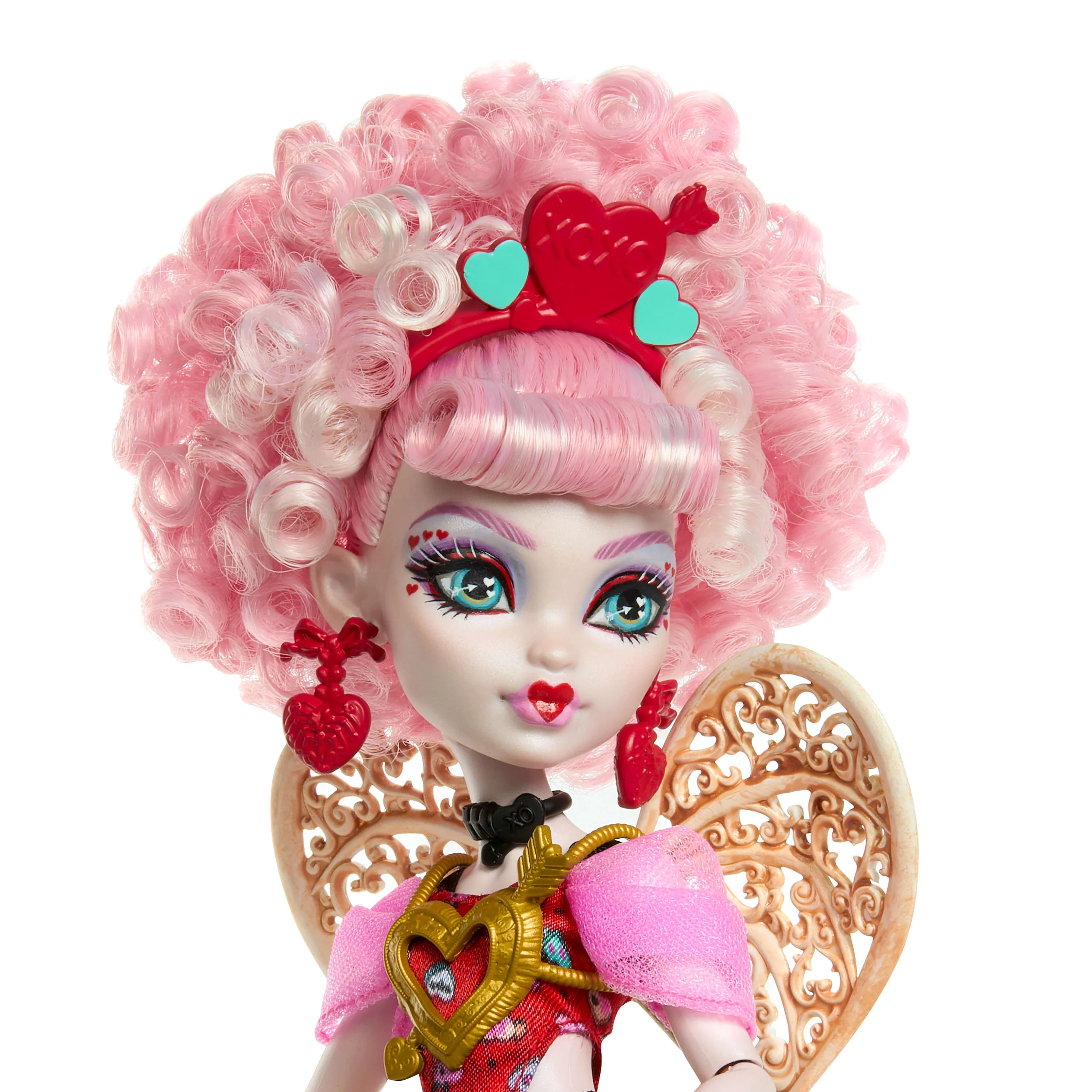 Monster High Scary Sweet Birthday Cupid Asteria Doll in Party Dress With Balloon & Gift - Image 5