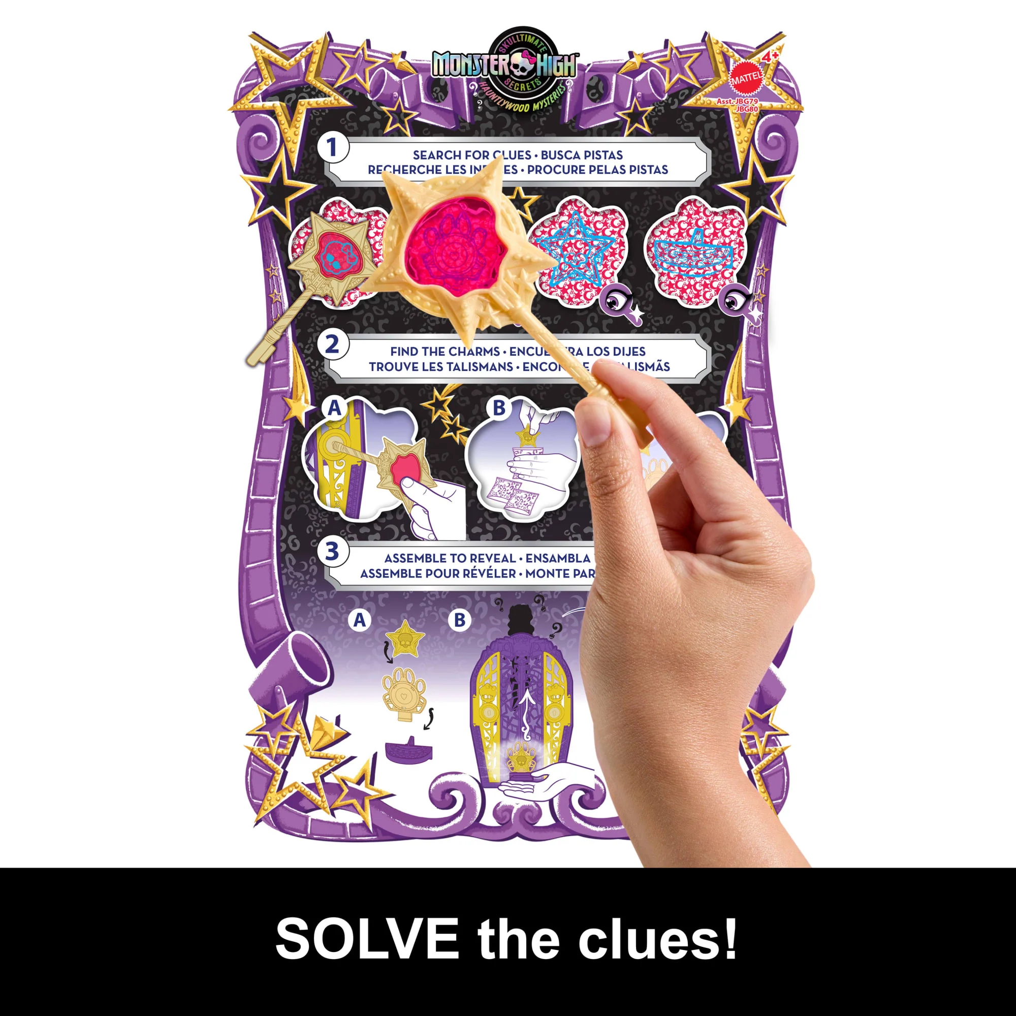 Monster High Skulltimate Secrets Hauntlywood Mysteries Doll, Clawdeen Wolf With 19+ Surprises - Image 3