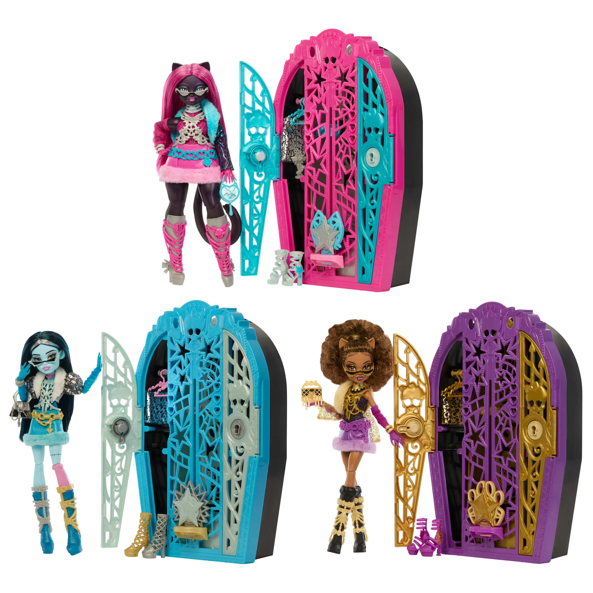 Monster High Skulltimate Secrets Hauntlywood Mysteries Playsets With Doll And 19+ Surprises