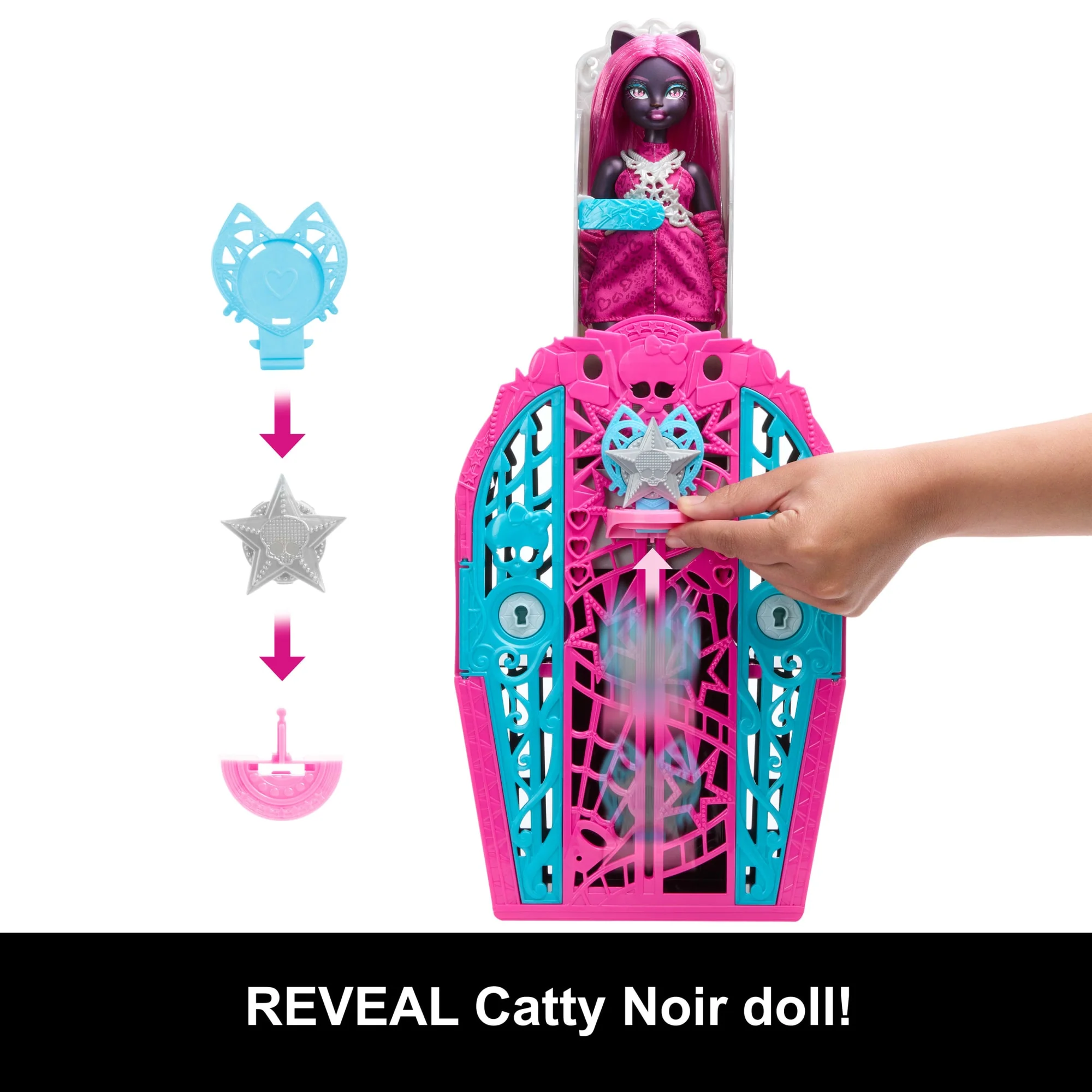 Monster High Skulltimate Secrets Hauntlywood Mysteries Playsets With Doll And 19+ Surprises - Image 5