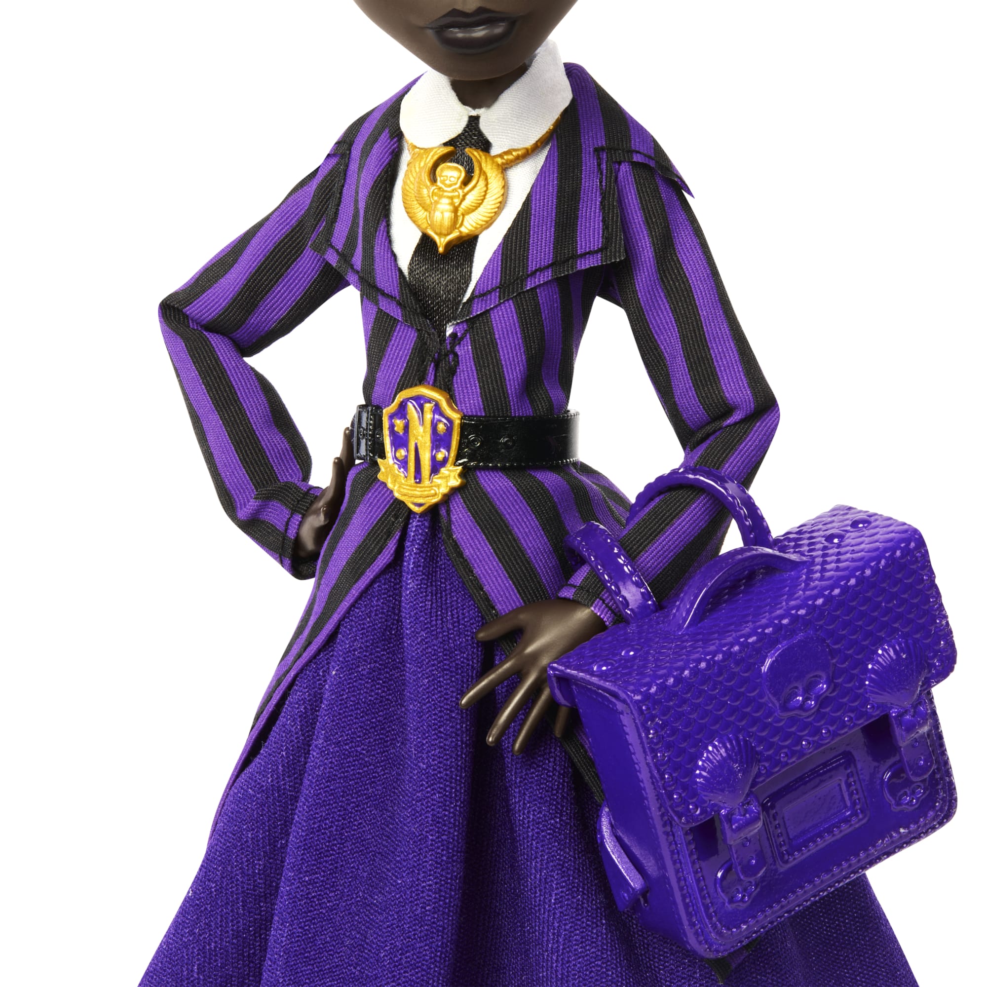 Monster High X Wednesday Collectible Doll, Bianca Barclay in Nevermore Academy Uniform - Image 3