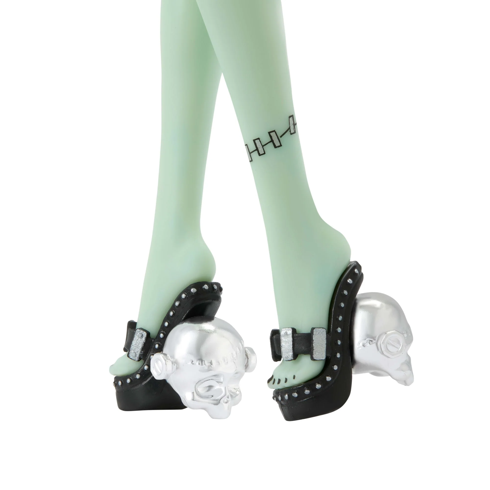 Monster High X Barbie Doll, Frankie Stein With Original Barbie Swimsuit, Black Dress And Accessories - Image 5