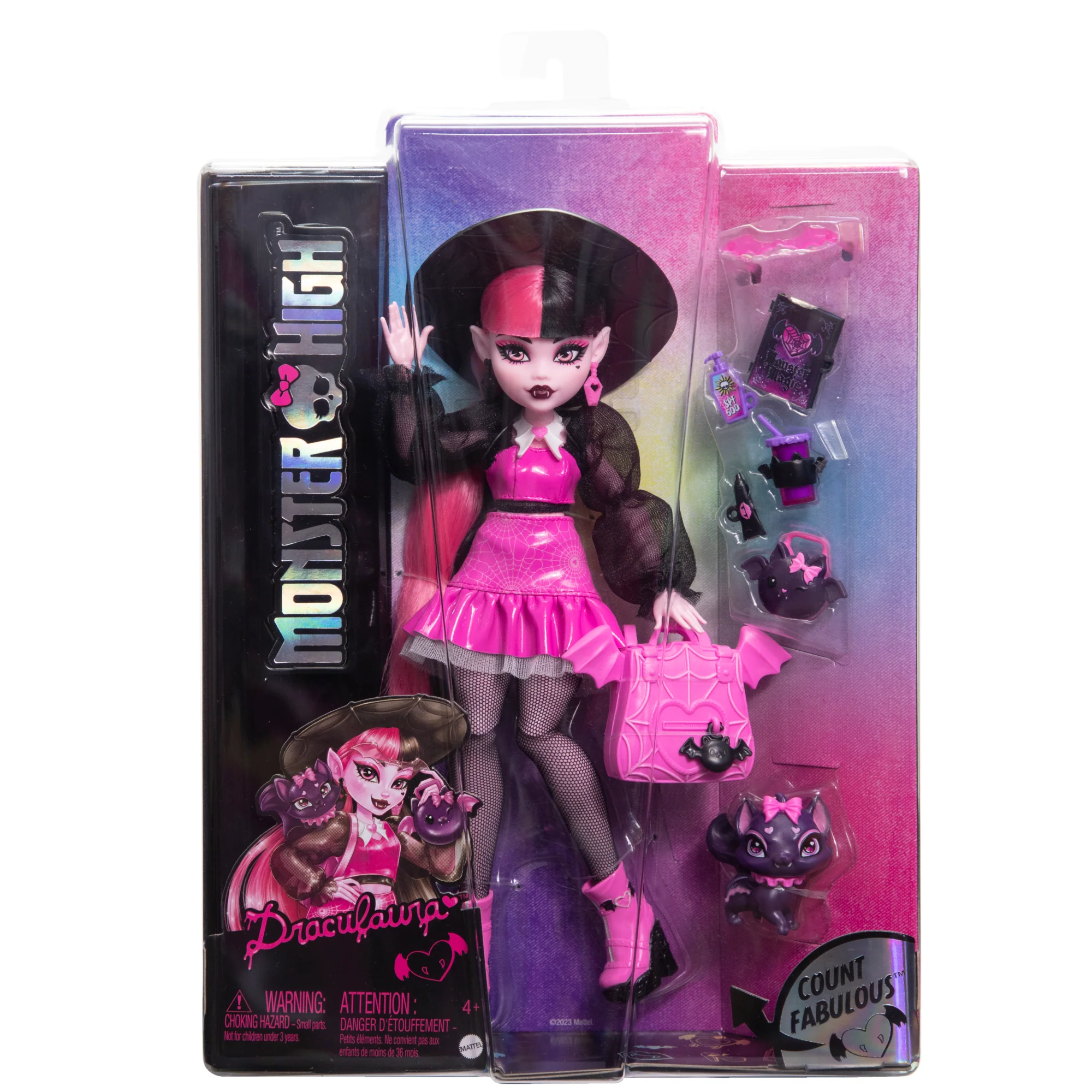 Monster High  Poupée Mode  Draculaura Avec Comte Fabuleux, Access. - Image 6