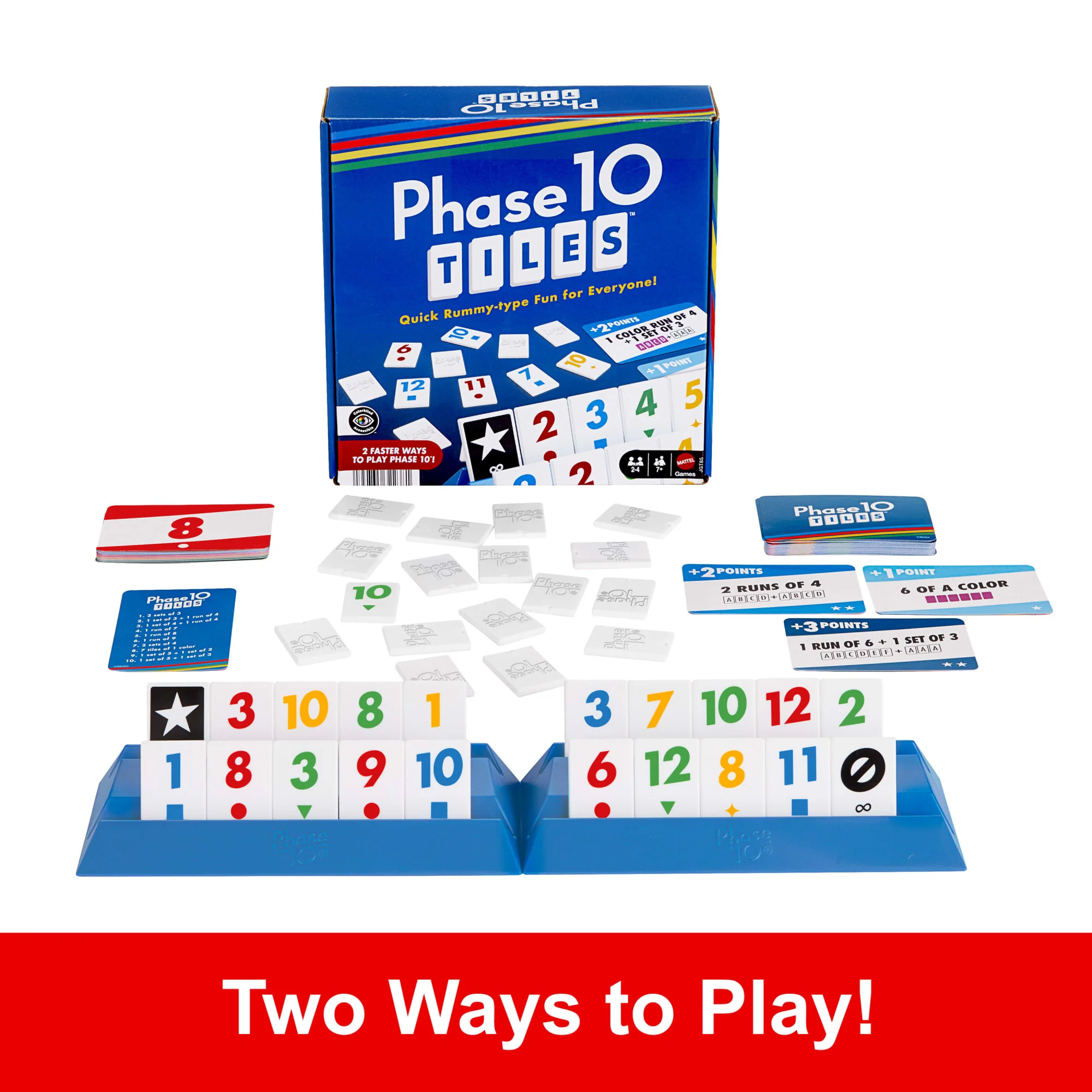 Phase 10 Tiles Game, Family Tile-Based Game With Rummy-Type Play For 2-6 Players - Image 3